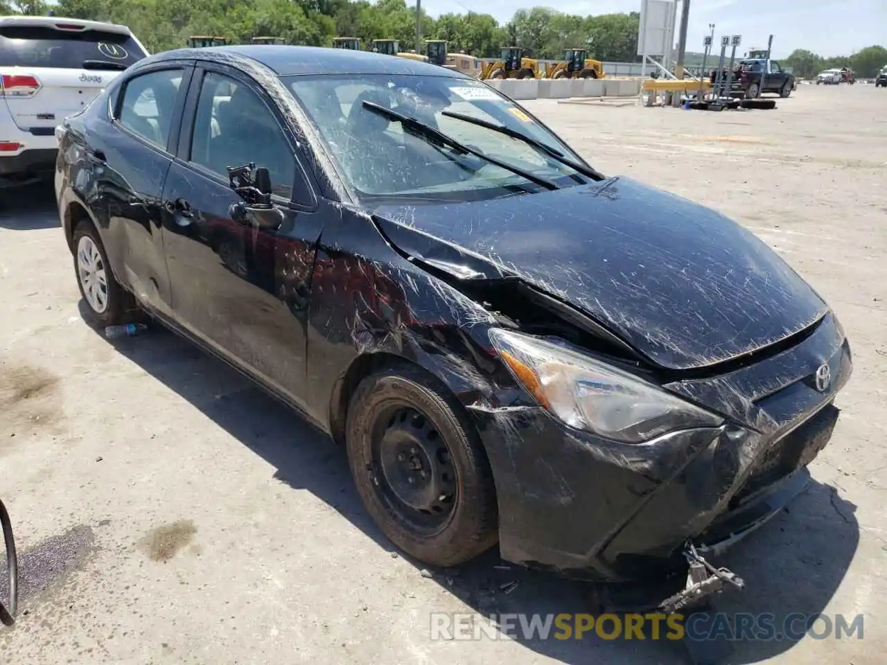 1 Photograph of a damaged car 3MYDLBYV1KY521095 TOYOTA YARIS 2019