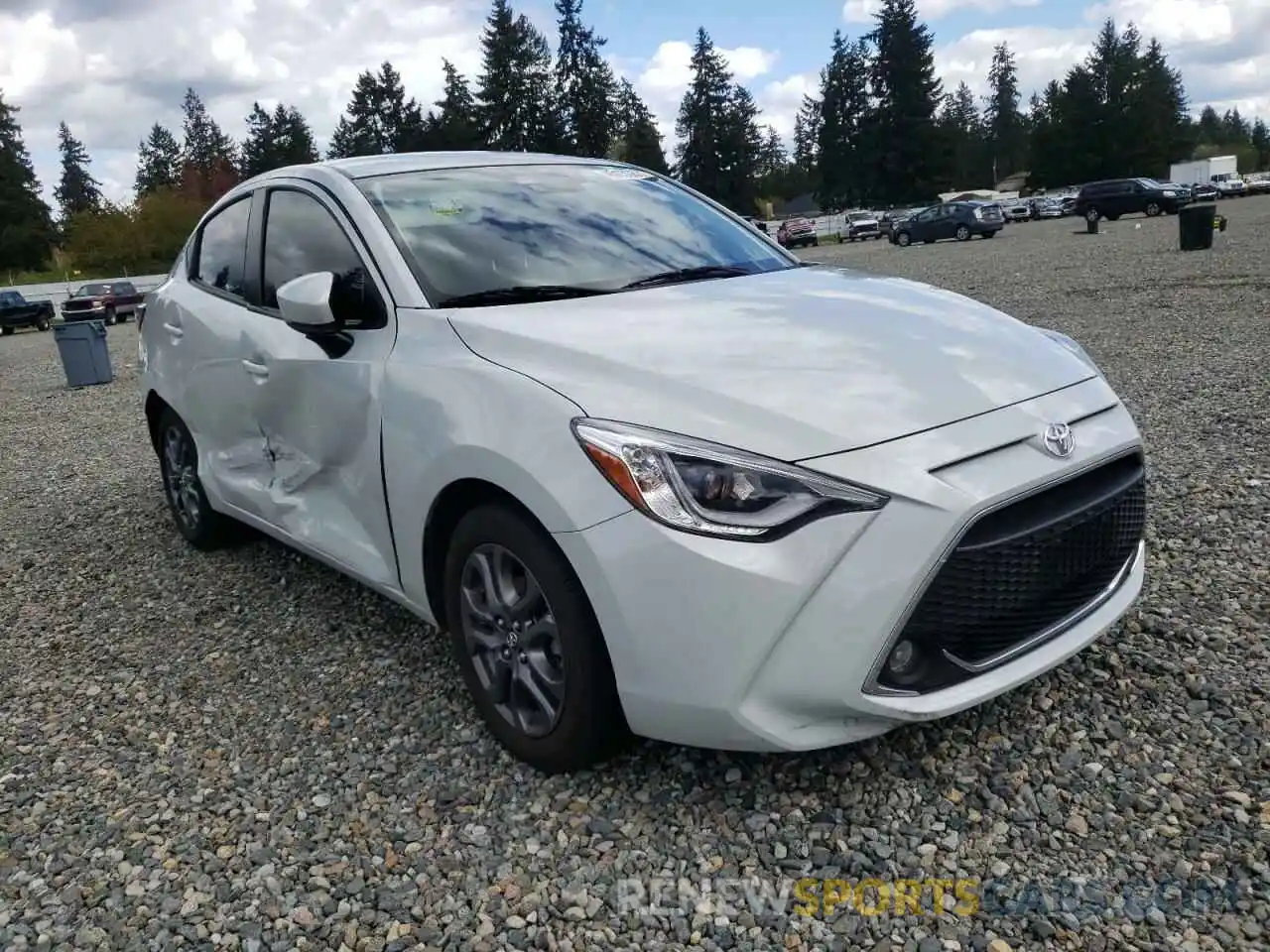 1 Photograph of a damaged car 3MYDLBYV1KY521565 TOYOTA YARIS 2019