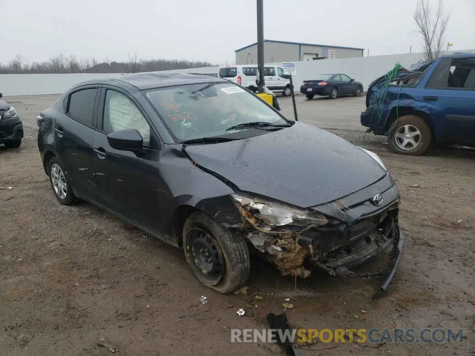 1 Photograph of a damaged car 3MYDLBYV1KY521792 TOYOTA YARIS 2019