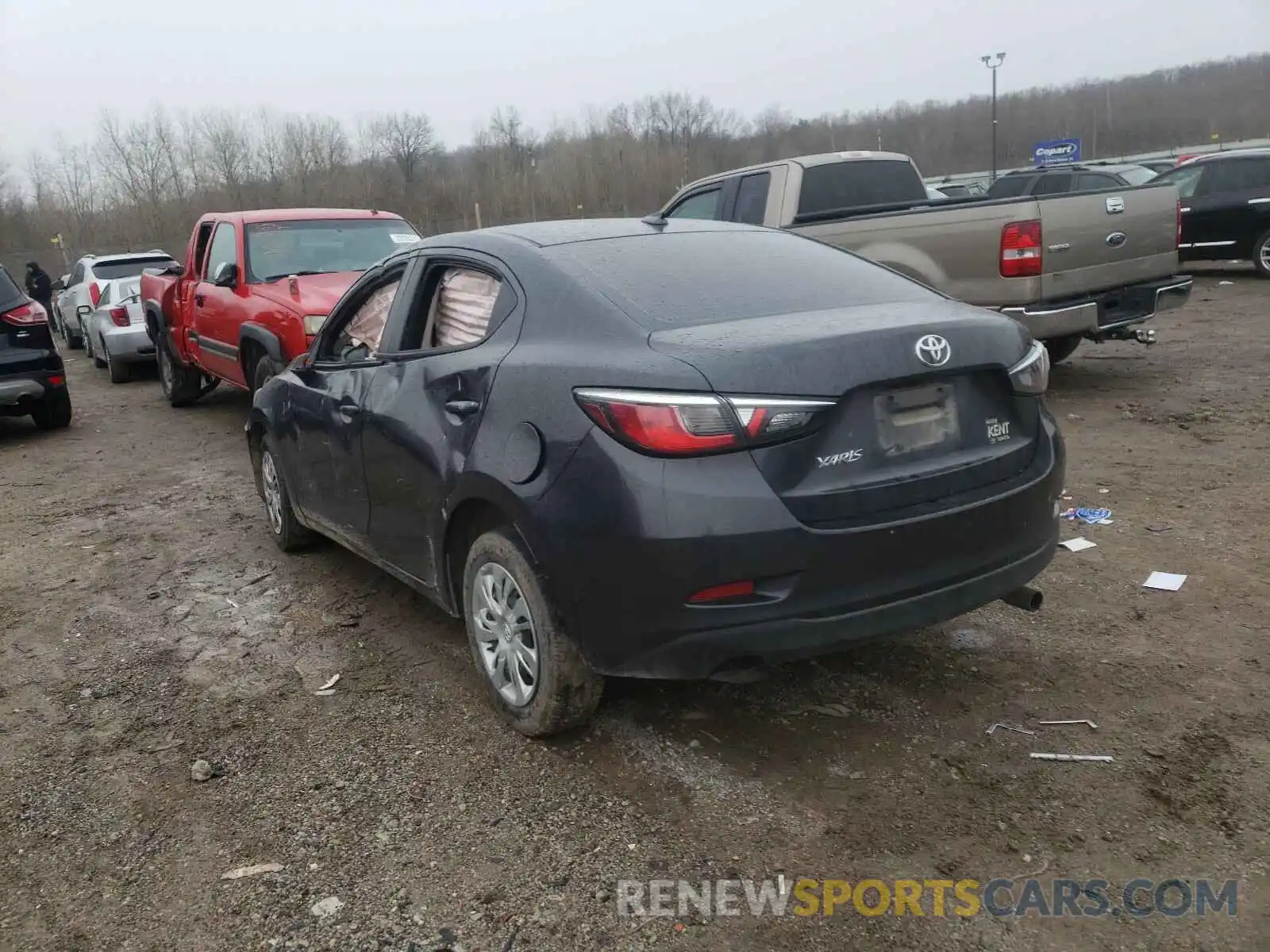 3 Photograph of a damaged car 3MYDLBYV1KY521792 TOYOTA YARIS 2019