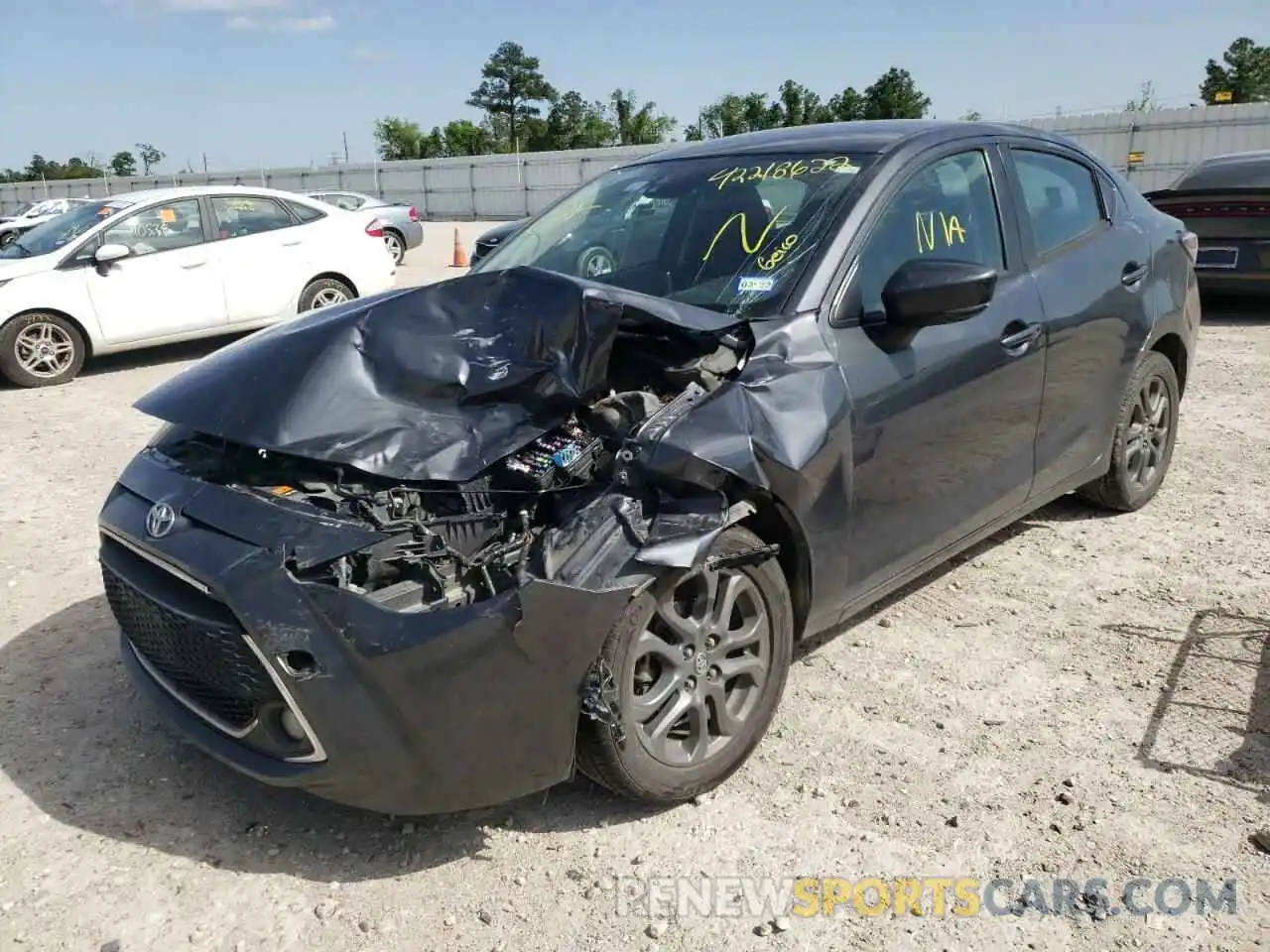 2 Photograph of a damaged car 3MYDLBYV1KY522229 TOYOTA YARIS 2019