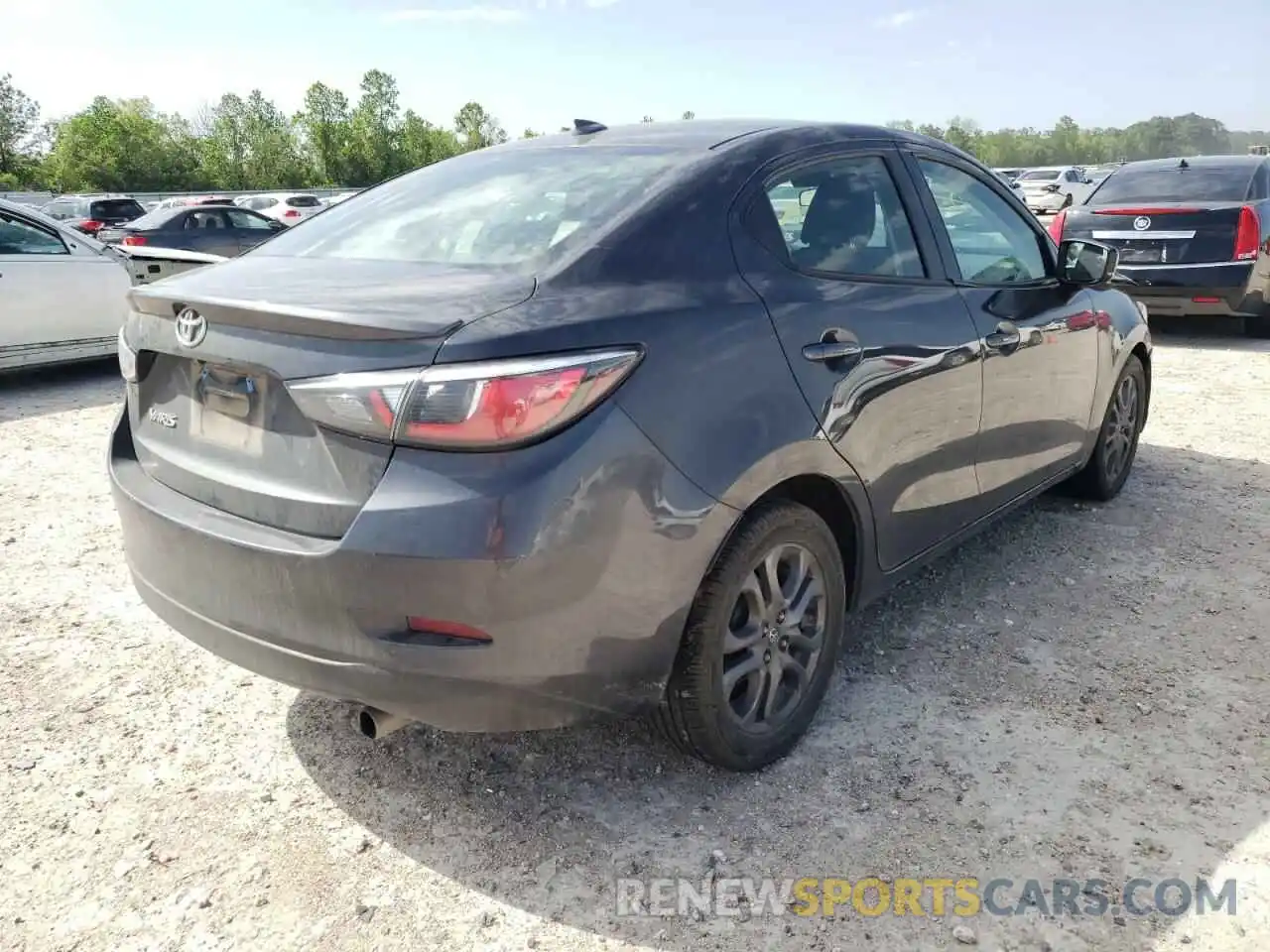 4 Photograph of a damaged car 3MYDLBYV1KY522229 TOYOTA YARIS 2019