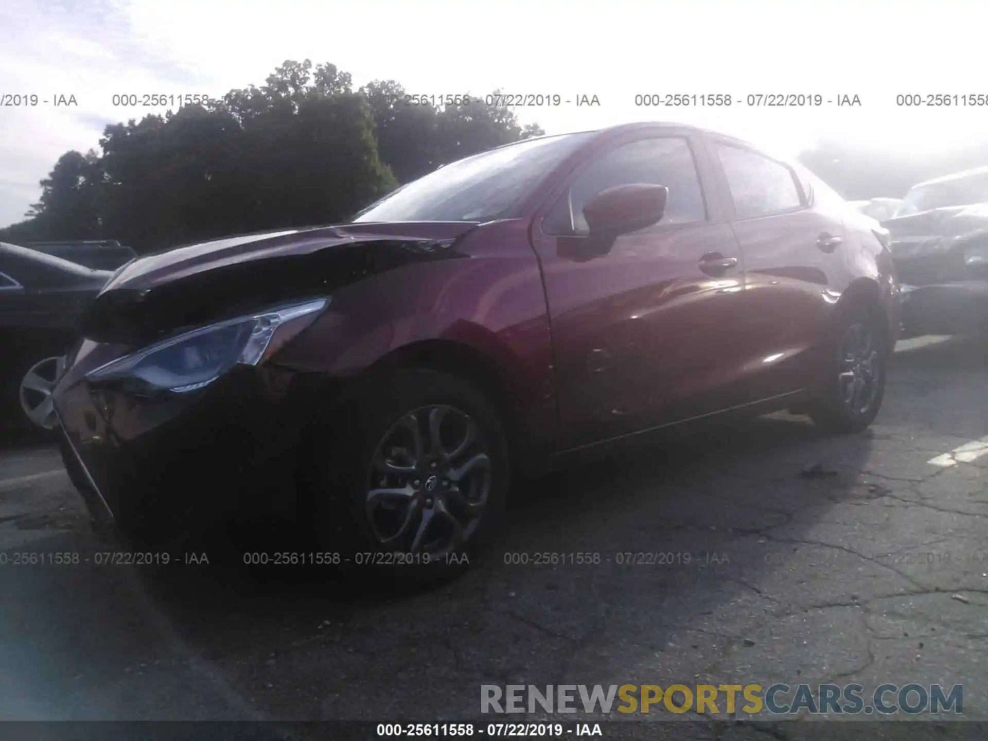 2 Photograph of a damaged car 3MYDLBYV1KY522473 TOYOTA YARIS 2019