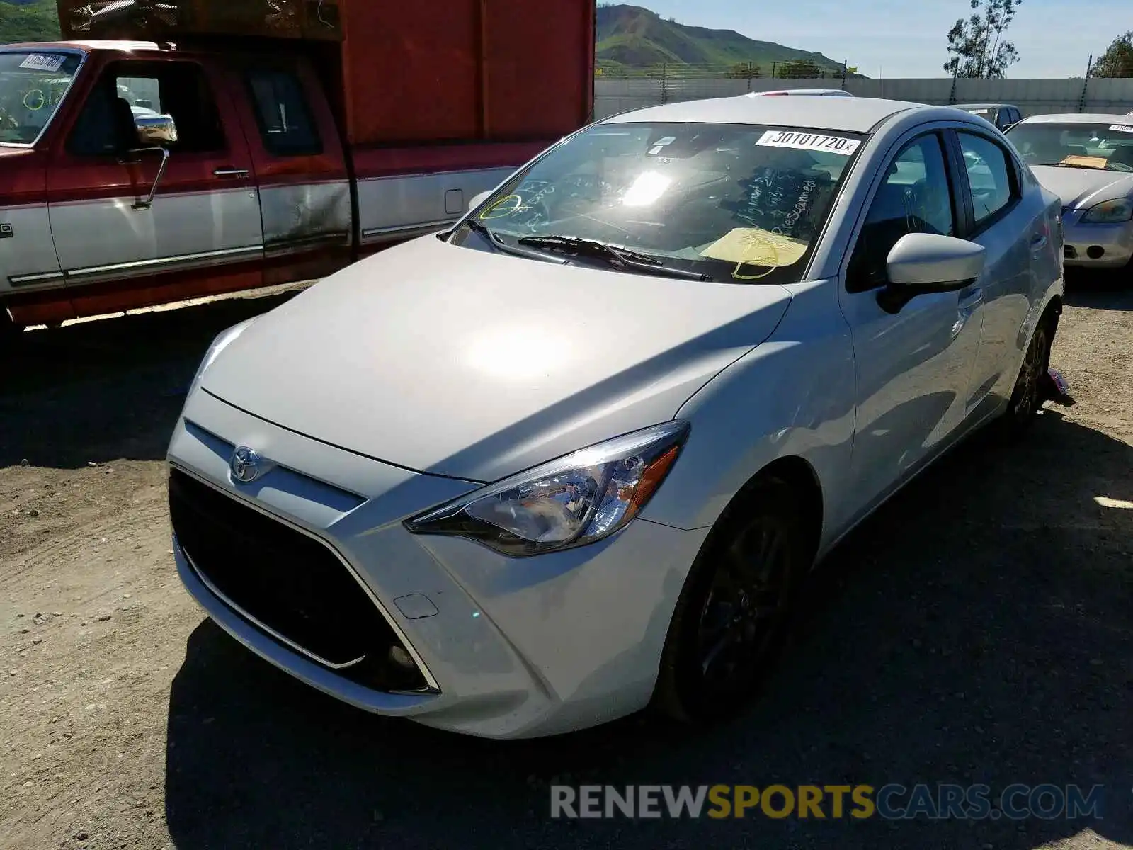 2 Photograph of a damaged car 3MYDLBYV1KY522490 TOYOTA YARIS 2019