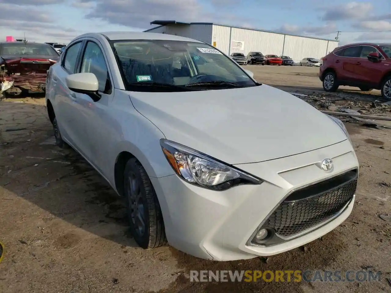 1 Photograph of a damaged car 3MYDLBYV1KY522618 TOYOTA YARIS 2019