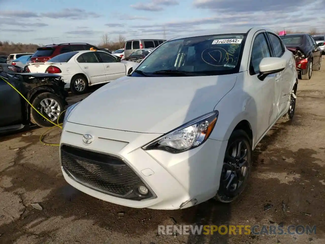 2 Photograph of a damaged car 3MYDLBYV1KY522618 TOYOTA YARIS 2019