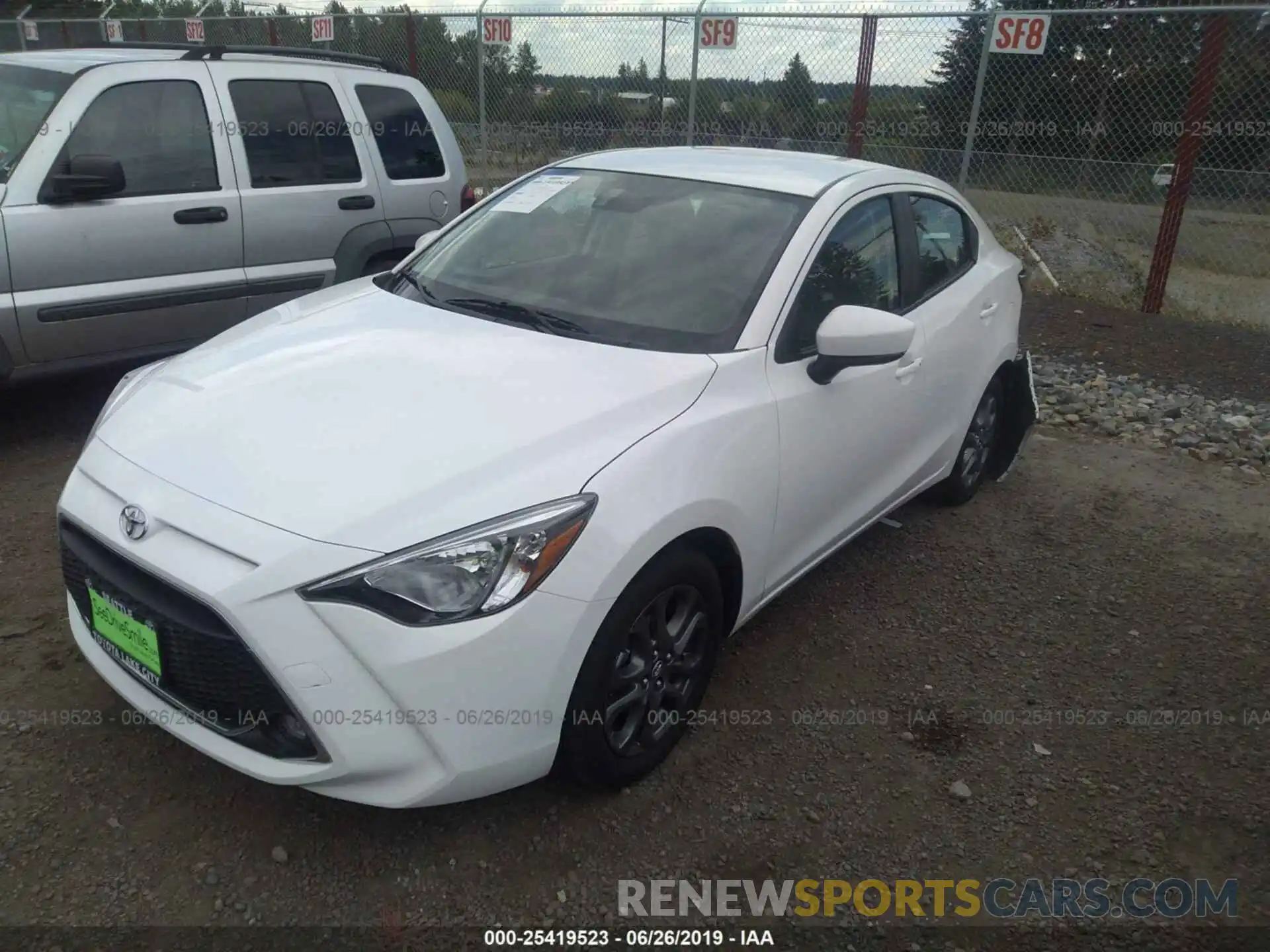 2 Photograph of a damaged car 3MYDLBYV1KY522697 TOYOTA YARIS 2019