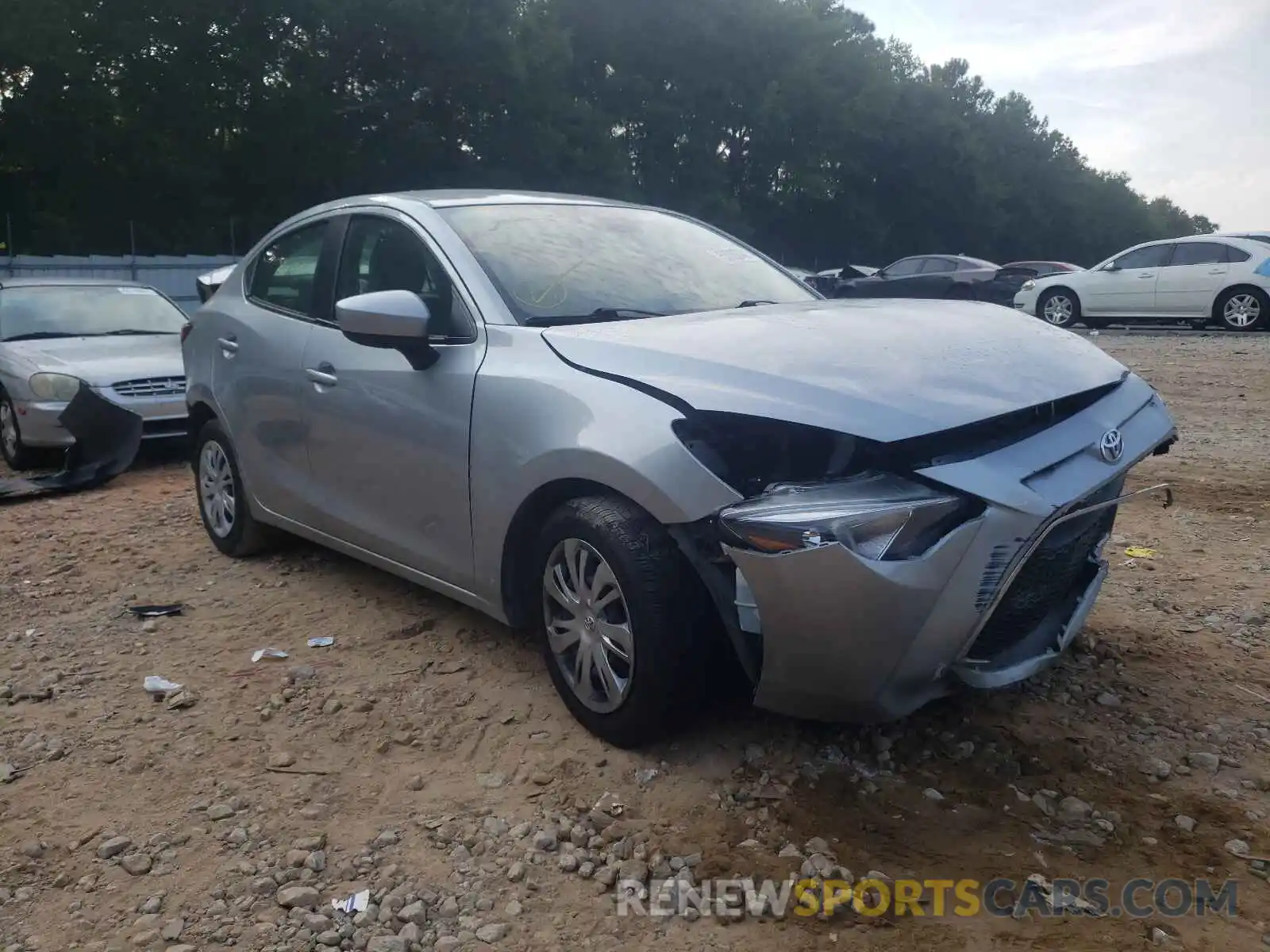 1 Photograph of a damaged car 3MYDLBYV1KY525020 TOYOTA YARIS 2019