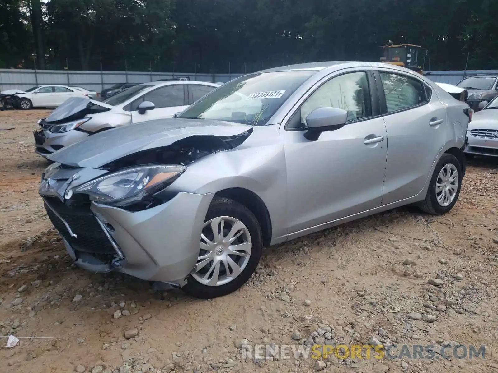 2 Photograph of a damaged car 3MYDLBYV1KY525020 TOYOTA YARIS 2019