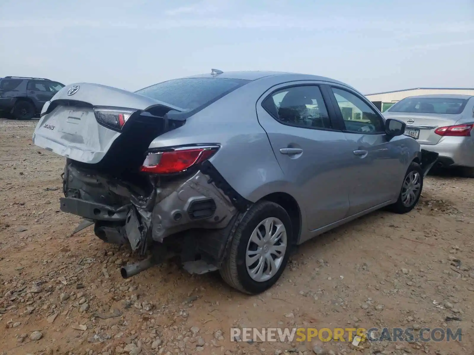 4 Photograph of a damaged car 3MYDLBYV1KY525020 TOYOTA YARIS 2019