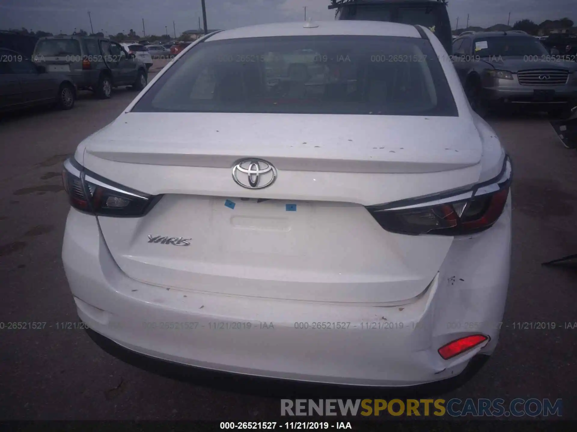 6 Photograph of a damaged car 3MYDLBYV1KY526362 TOYOTA YARIS 2019