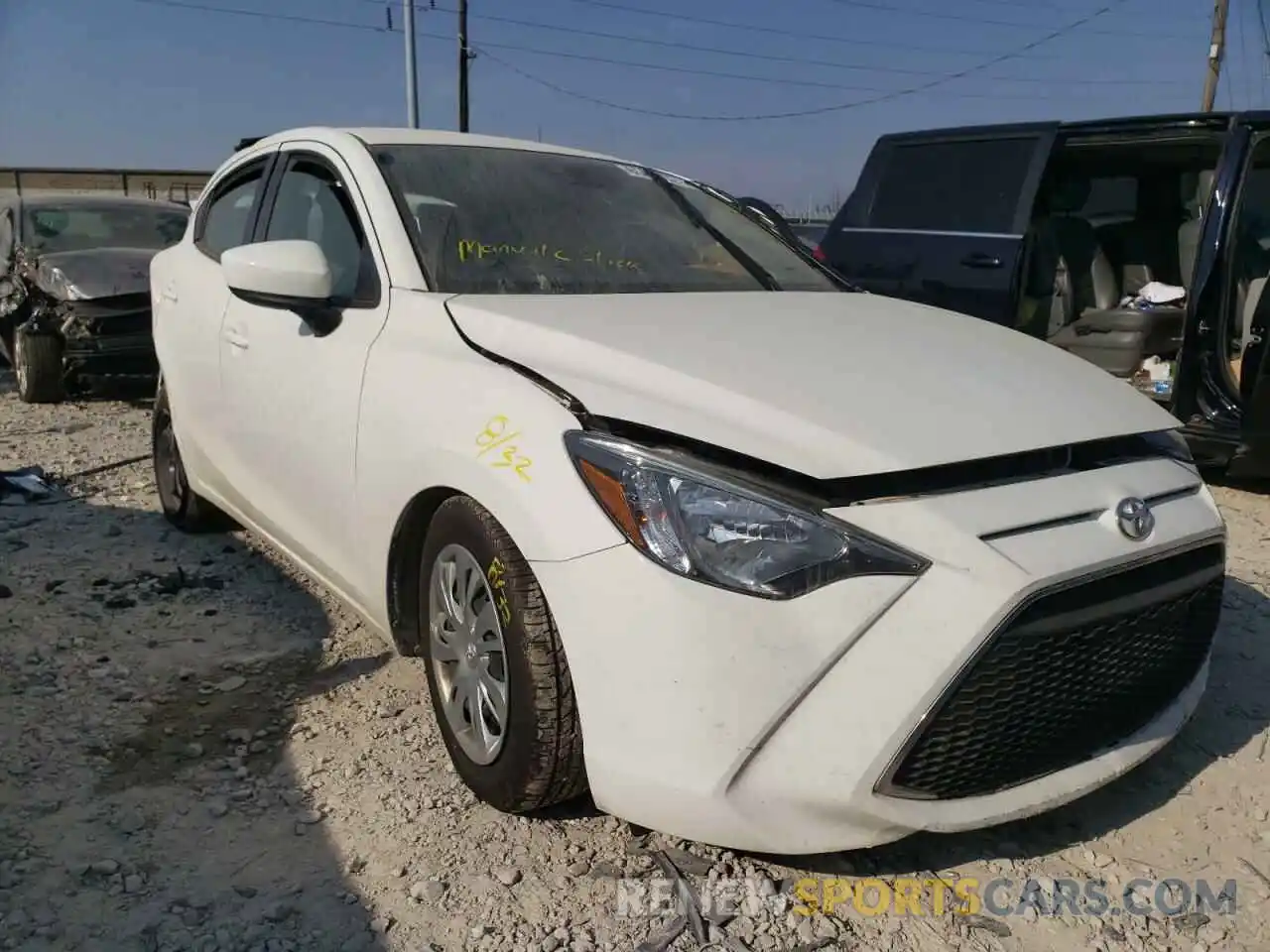 1 Photograph of a damaged car 3MYDLBYV1KY526443 TOYOTA YARIS 2019