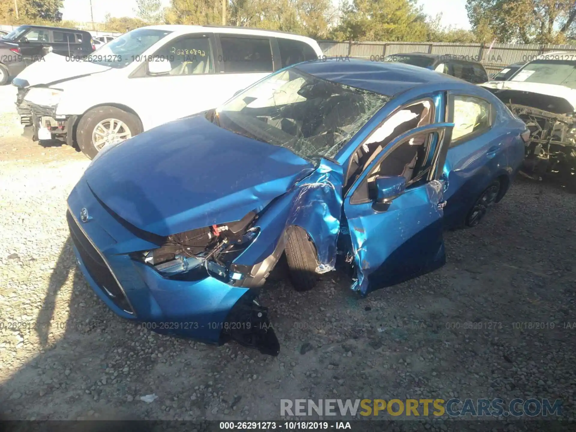 2 Photograph of a damaged car 3MYDLBYV1KY527463 TOYOTA YARIS 2019