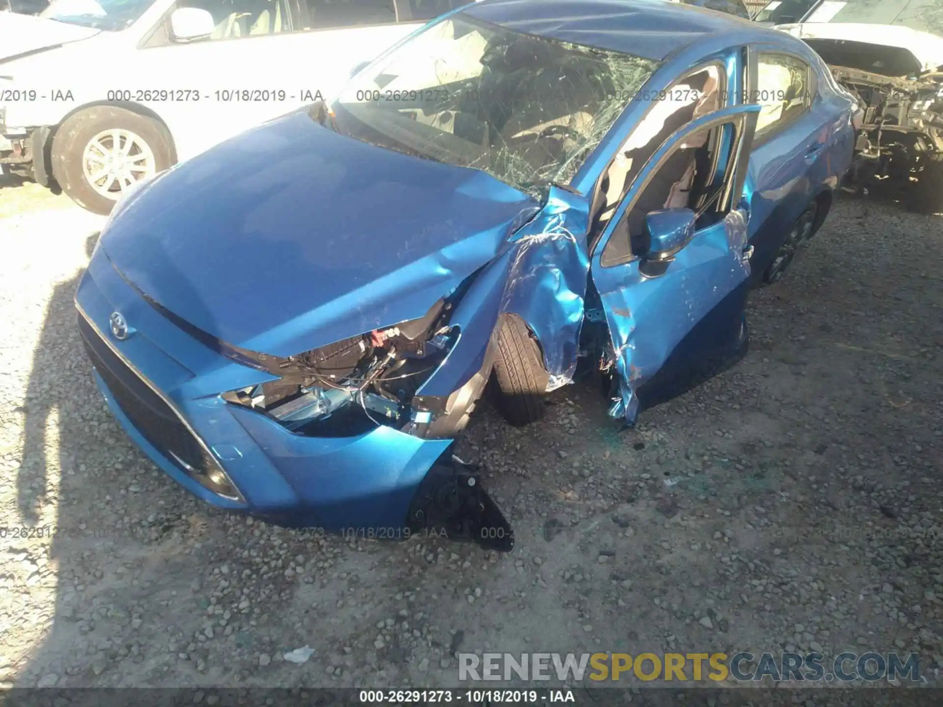 6 Photograph of a damaged car 3MYDLBYV1KY527463 TOYOTA YARIS 2019