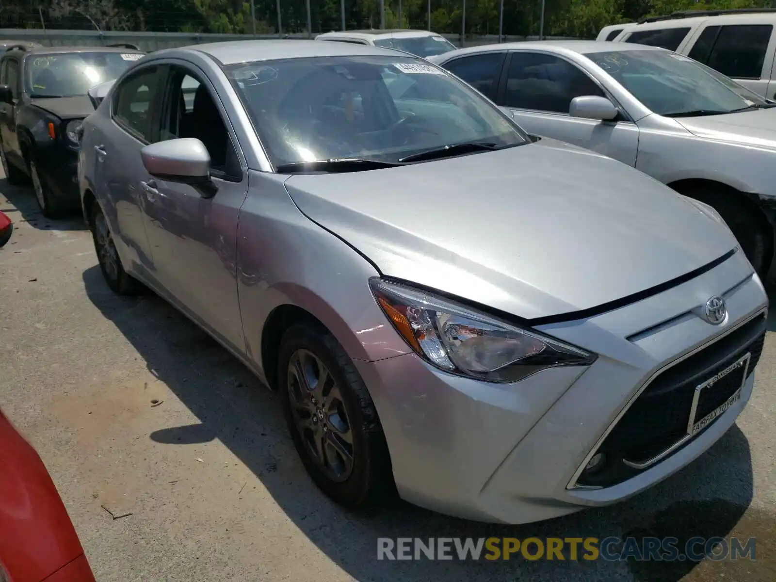 1 Photograph of a damaged car 3MYDLBYV1KY528712 TOYOTA YARIS 2019