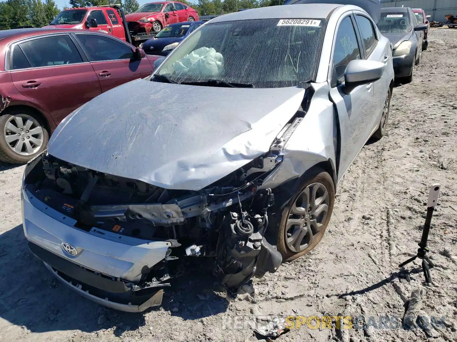 2 Photograph of a damaged car 3MYDLBYV2KY500885 TOYOTA YARIS 2019