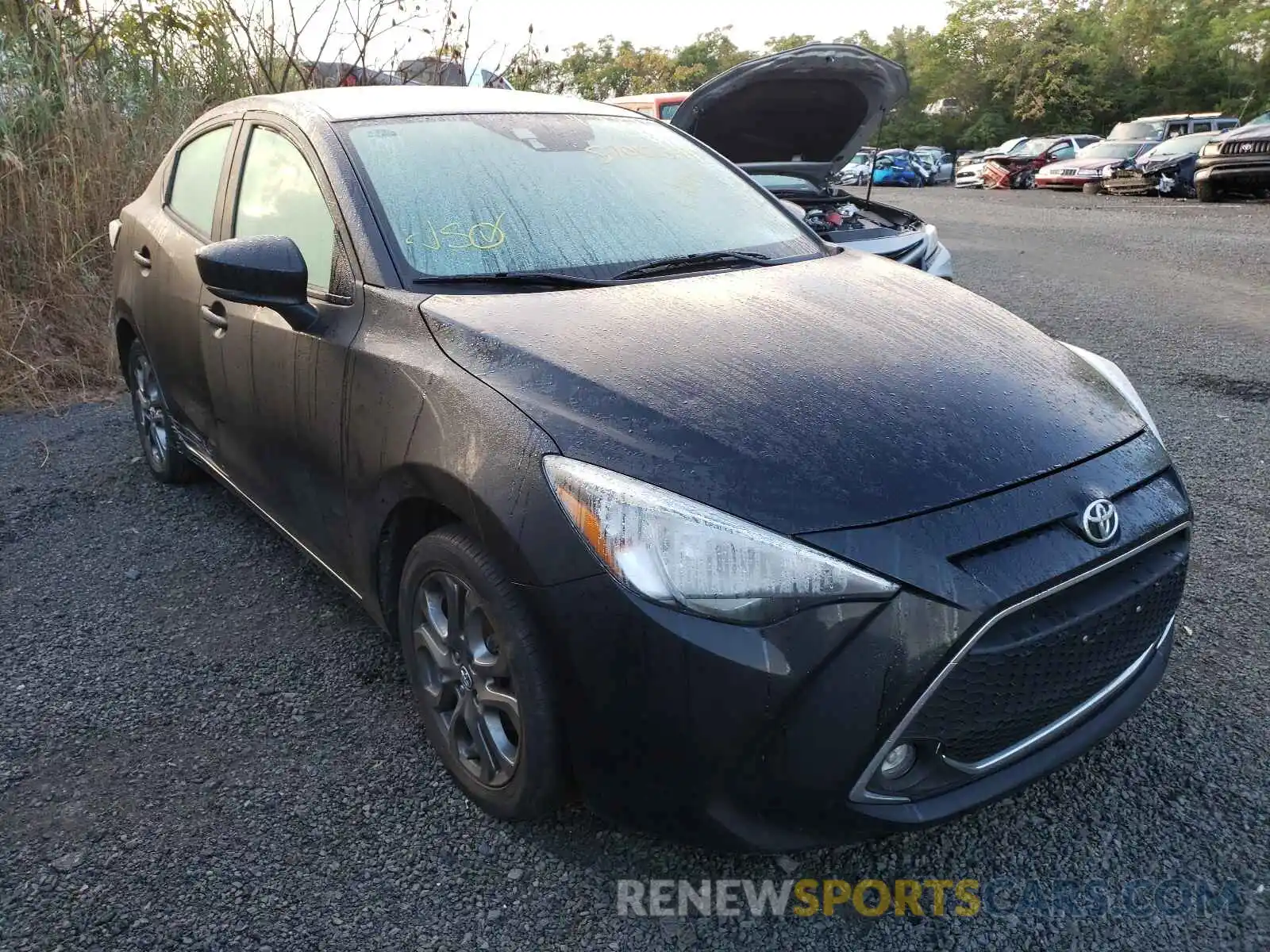 1 Photograph of a damaged car 3MYDLBYV2KY501146 TOYOTA YARIS 2019