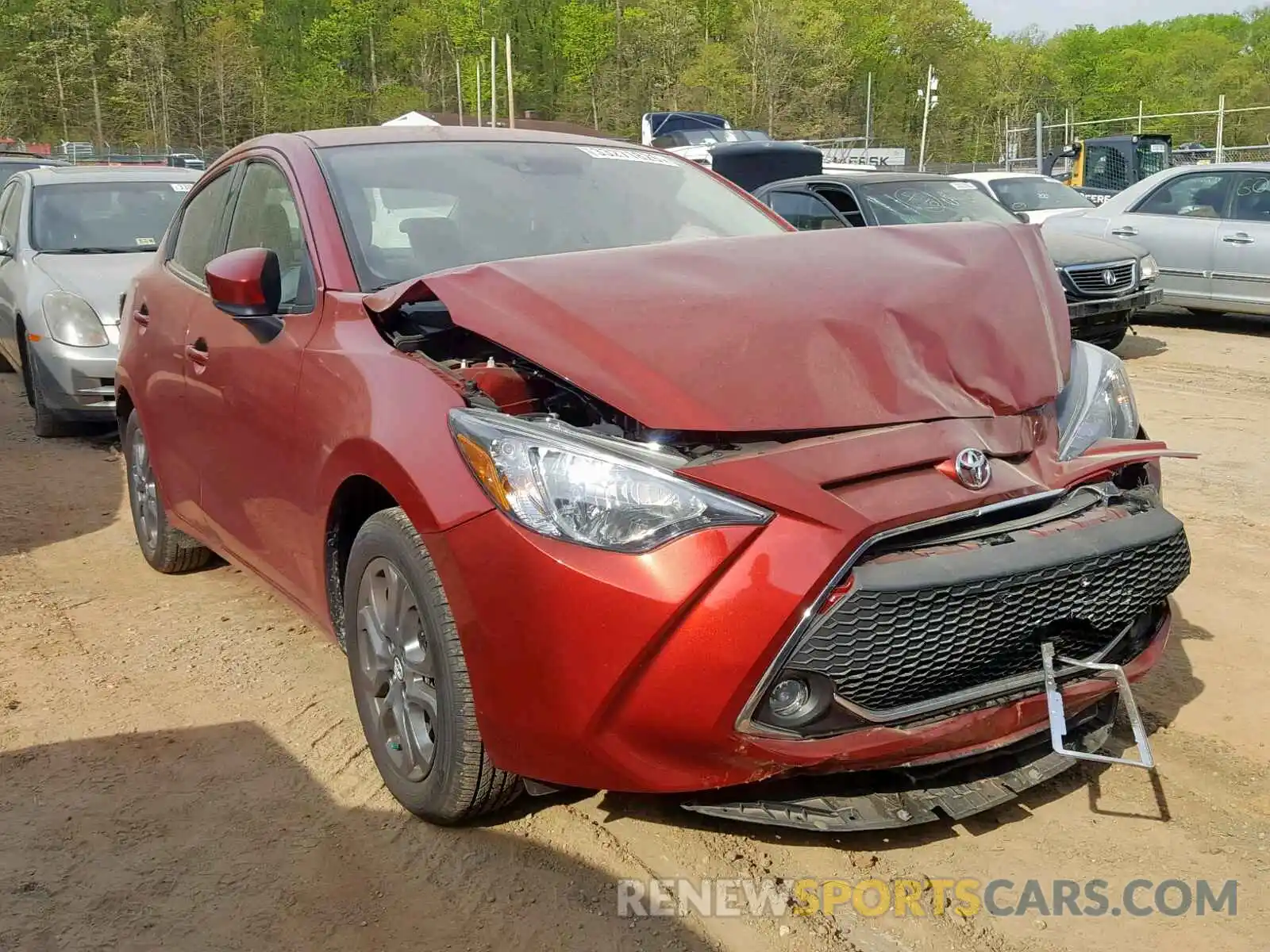 1 Photograph of a damaged car 3MYDLBYV2KY501387 TOYOTA YARIS 2019