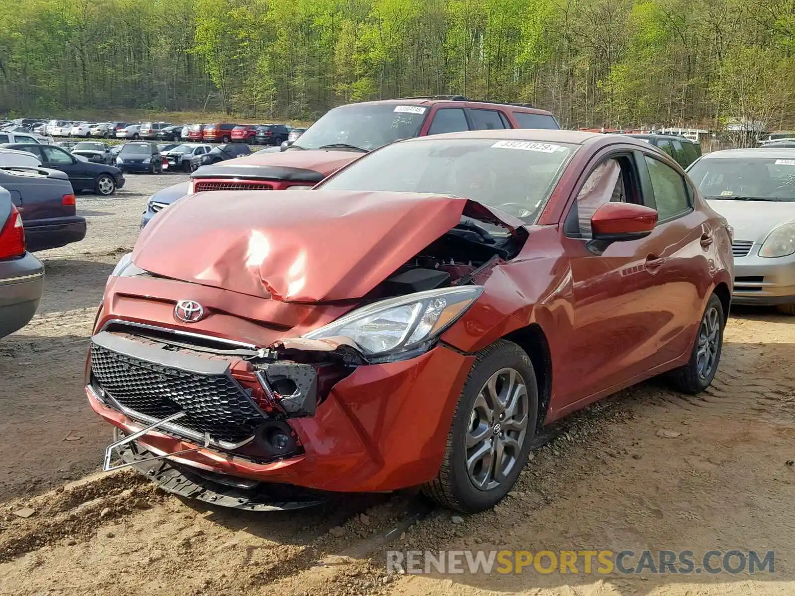 2 Photograph of a damaged car 3MYDLBYV2KY501387 TOYOTA YARIS 2019