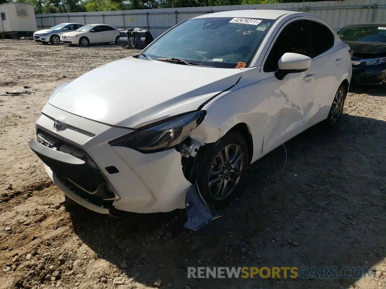 2 Photograph of a damaged car 3MYDLBYV2KY502880 TOYOTA YARIS 2019