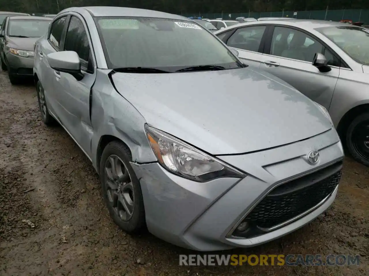 1 Photograph of a damaged car 3MYDLBYV2KY503205 TOYOTA YARIS 2019