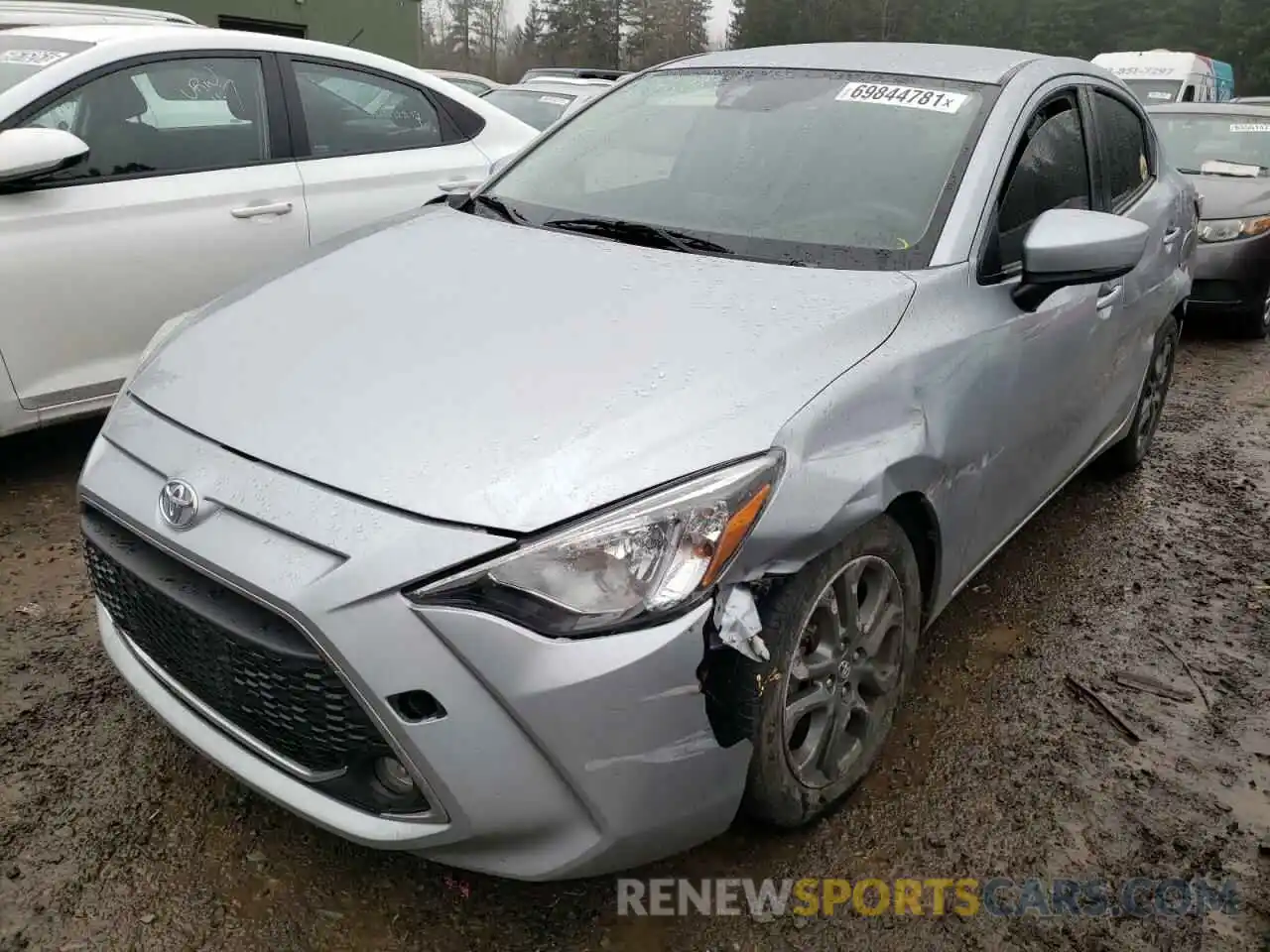 2 Photograph of a damaged car 3MYDLBYV2KY503205 TOYOTA YARIS 2019