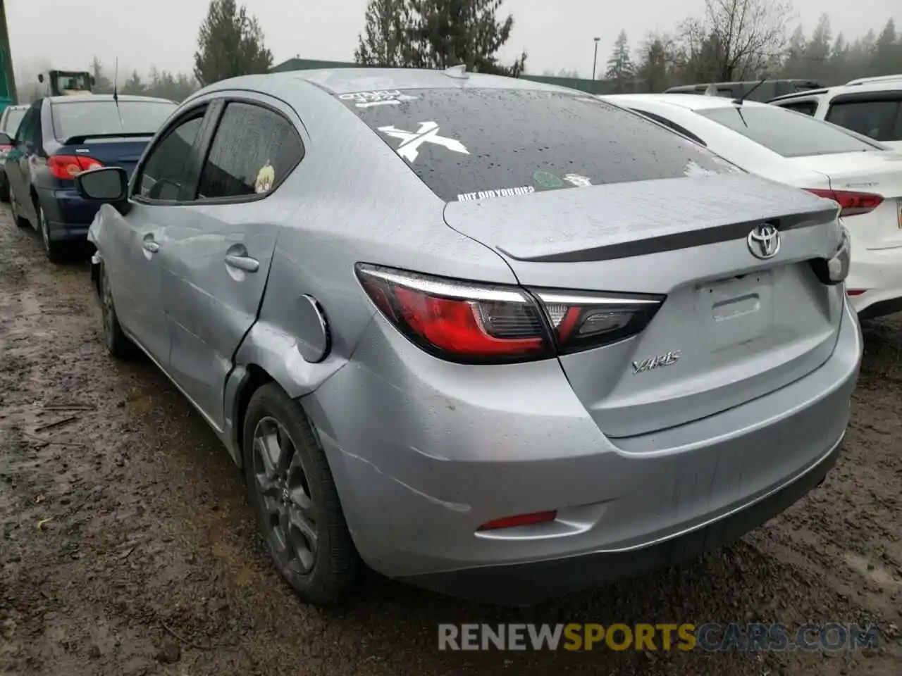 3 Photograph of a damaged car 3MYDLBYV2KY503205 TOYOTA YARIS 2019