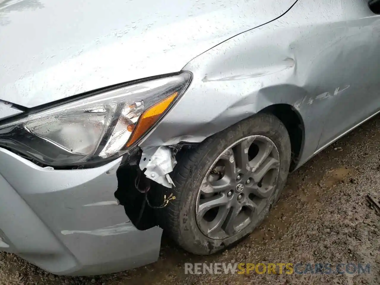 9 Photograph of a damaged car 3MYDLBYV2KY503205 TOYOTA YARIS 2019