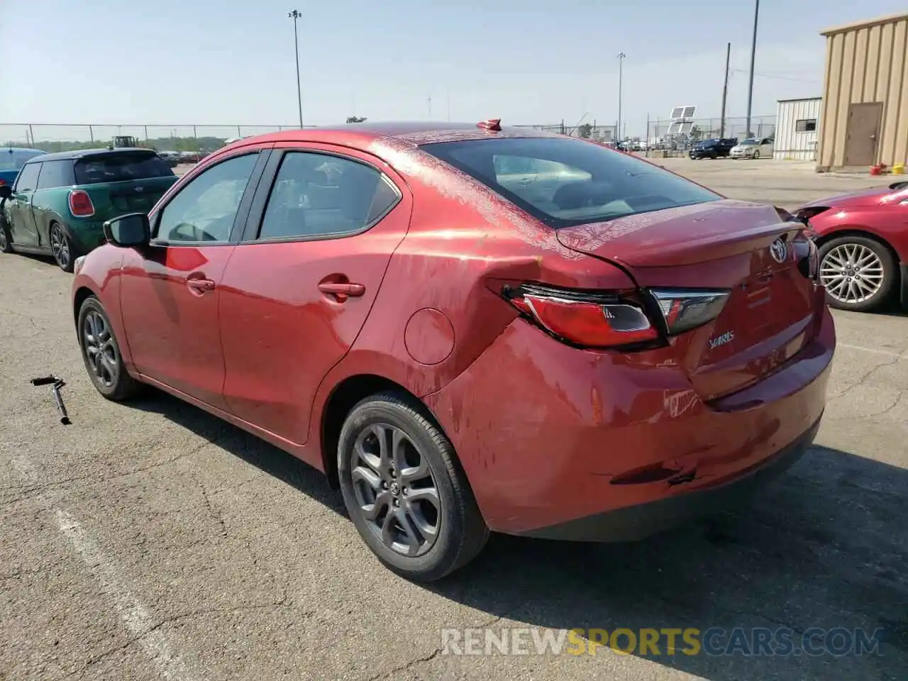 3 Photograph of a damaged car 3MYDLBYV2KY503219 TOYOTA YARIS 2019