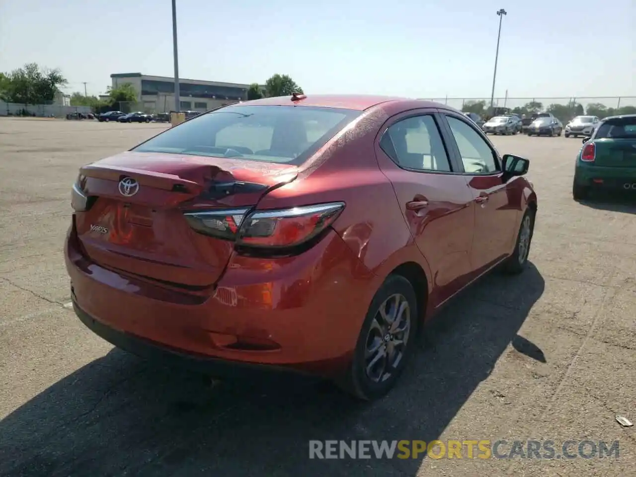 4 Photograph of a damaged car 3MYDLBYV2KY503219 TOYOTA YARIS 2019