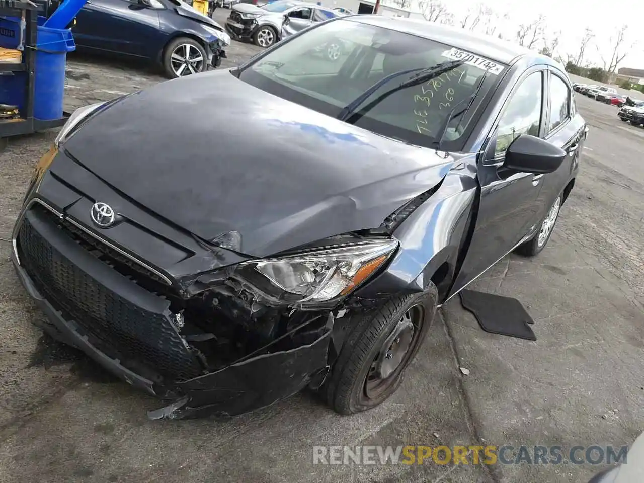 2 Photograph of a damaged car 3MYDLBYV2KY503902 TOYOTA YARIS 2019