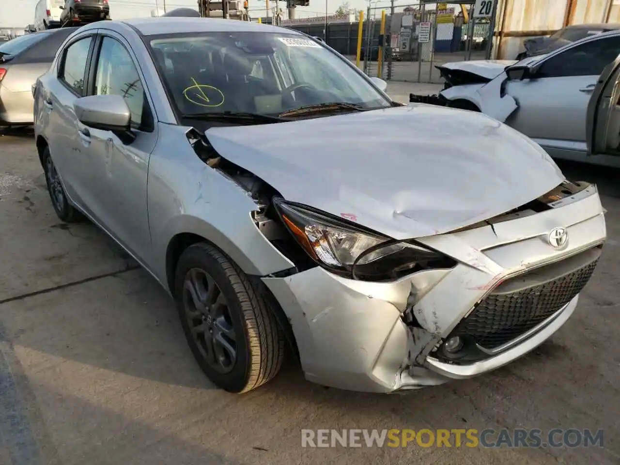 1 Photograph of a damaged car 3MYDLBYV2KY504581 TOYOTA YARIS 2019