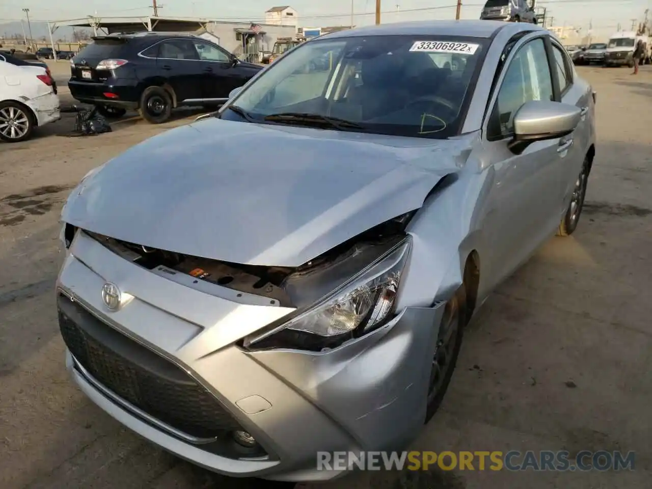 2 Photograph of a damaged car 3MYDLBYV2KY504581 TOYOTA YARIS 2019