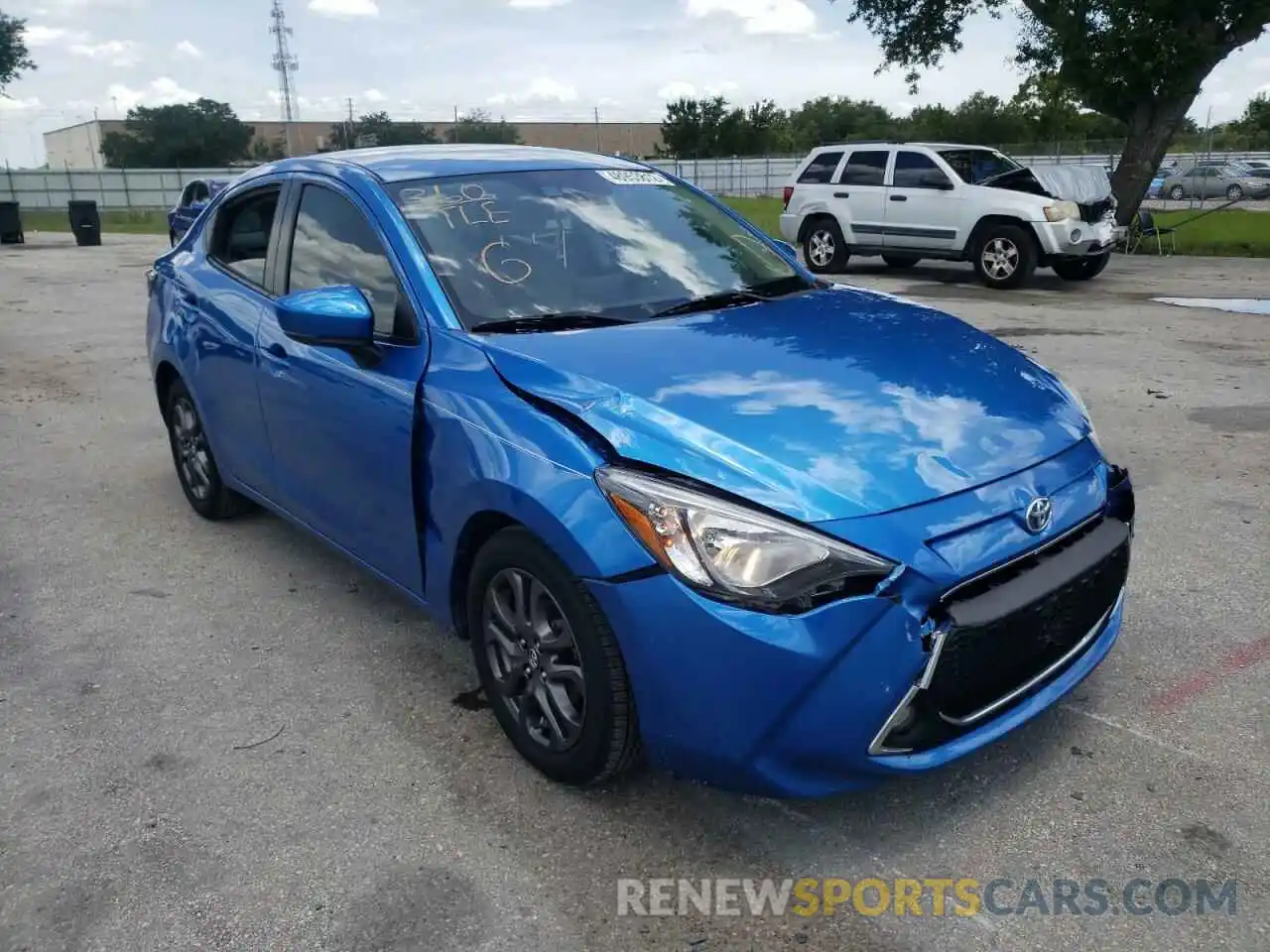 1 Photograph of a damaged car 3MYDLBYV2KY505438 TOYOTA YARIS 2019