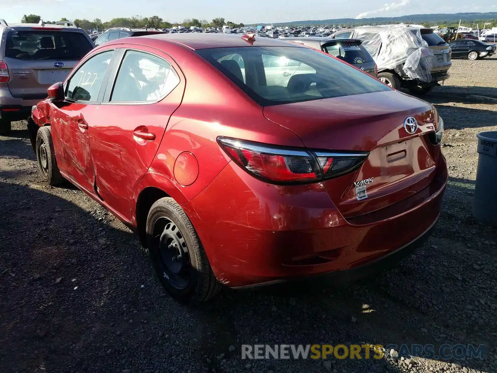 3 Photograph of a damaged car 3MYDLBYV2KY506170 TOYOTA YARIS 2019