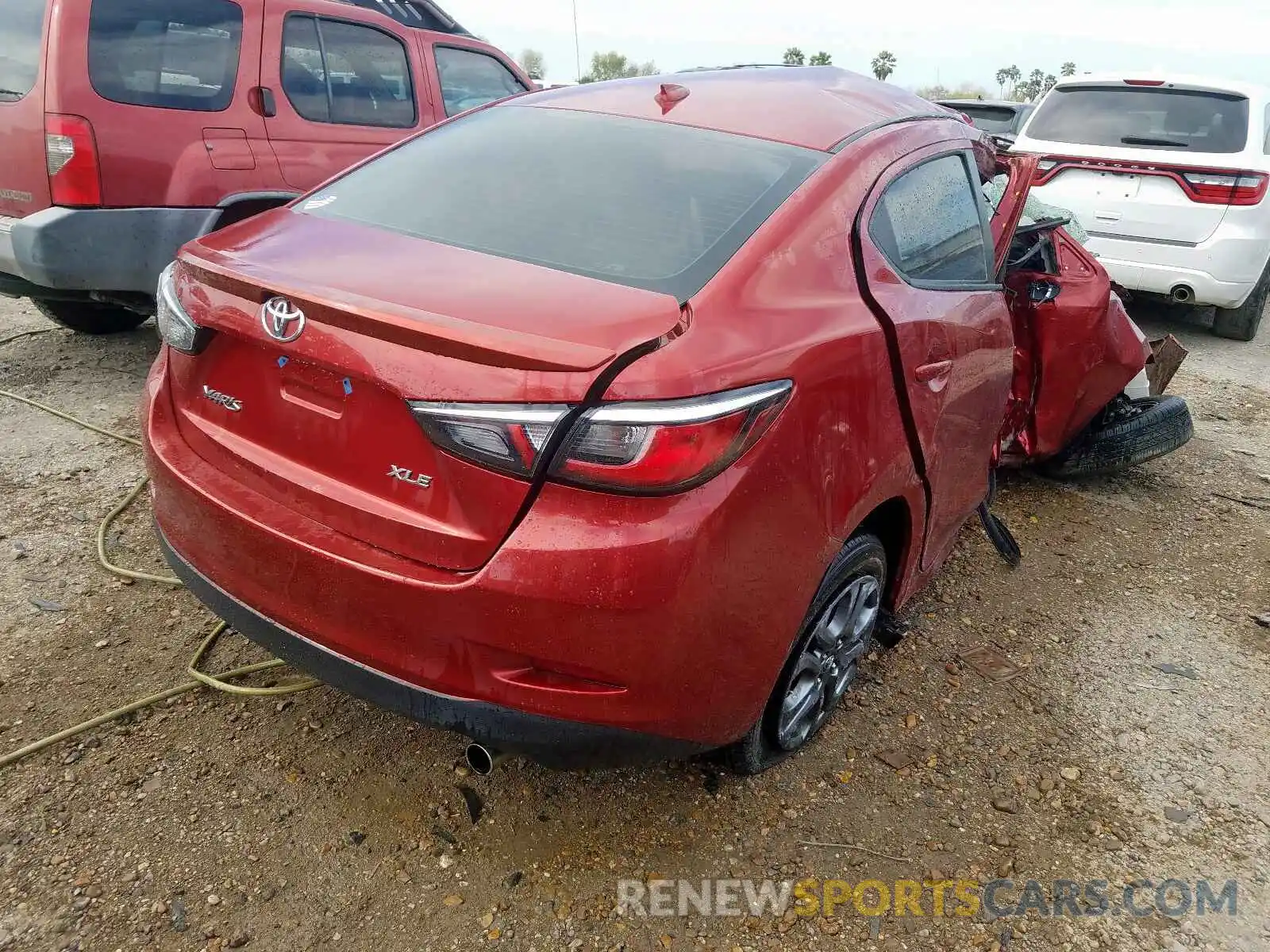 4 Photograph of a damaged car 3MYDLBYV2KY506427 TOYOTA YARIS 2019