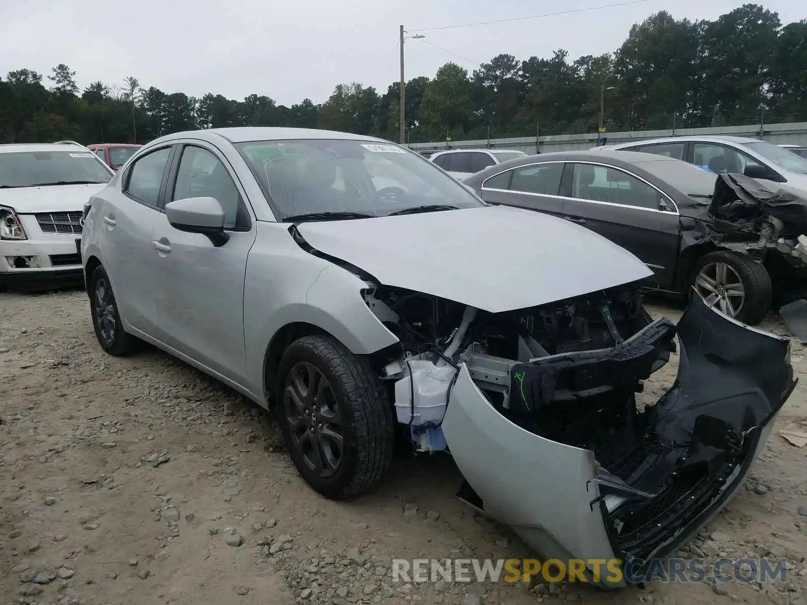 1 Photograph of a damaged car 3MYDLBYV2KY508226 TOYOTA YARIS 2019