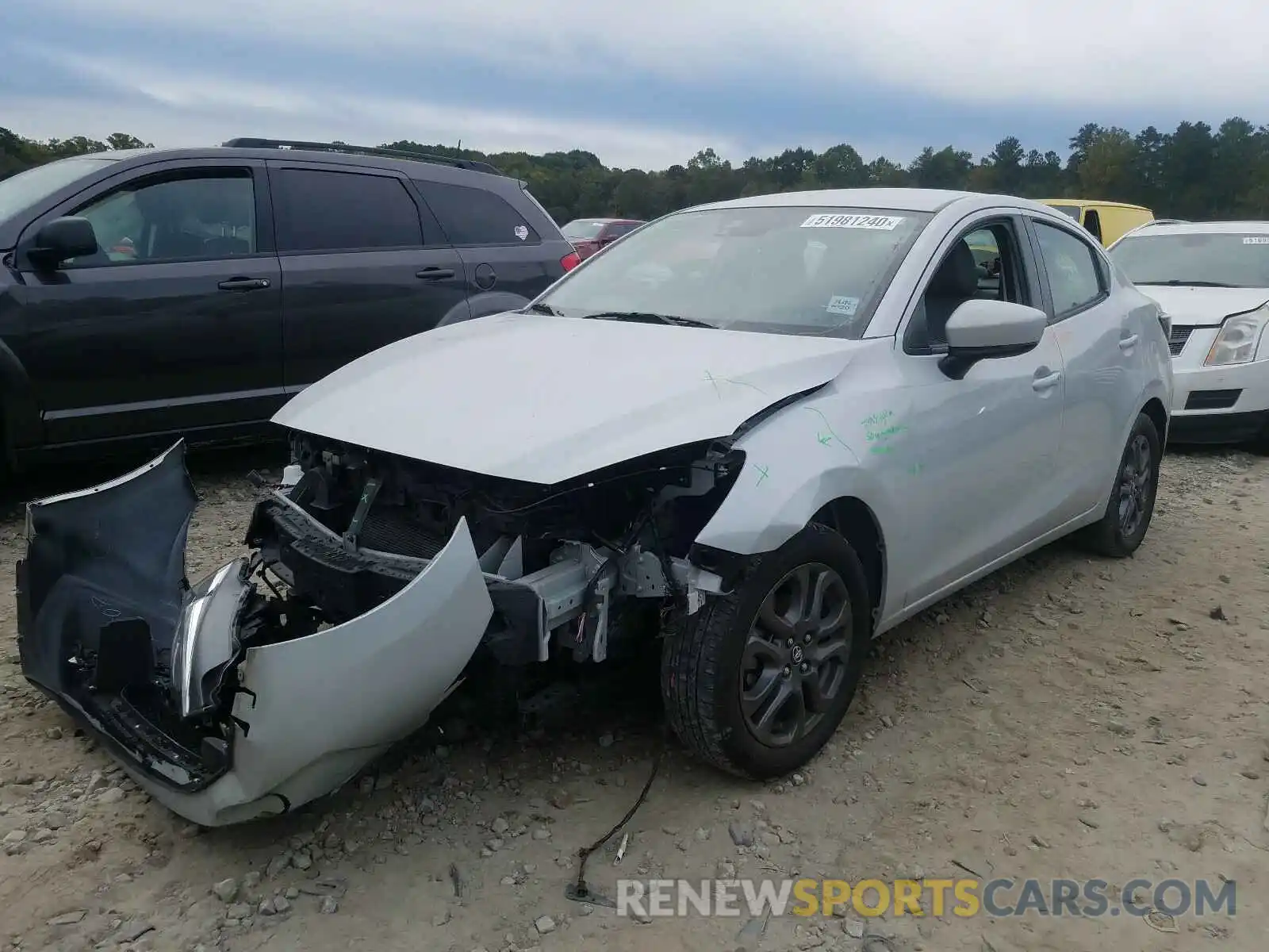 2 Photograph of a damaged car 3MYDLBYV2KY508226 TOYOTA YARIS 2019