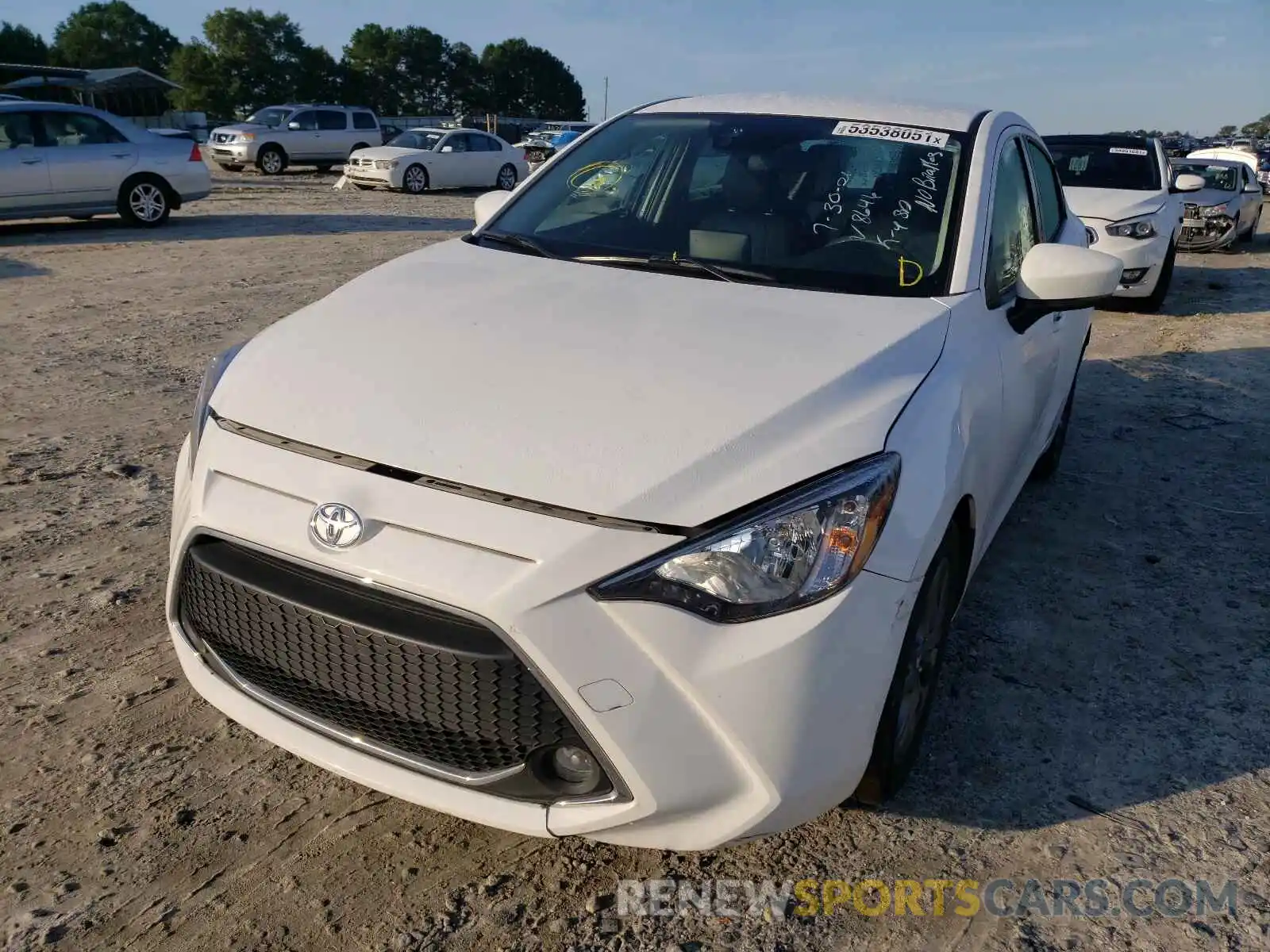 2 Photograph of a damaged car 3MYDLBYV2KY508646 TOYOTA YARIS 2019