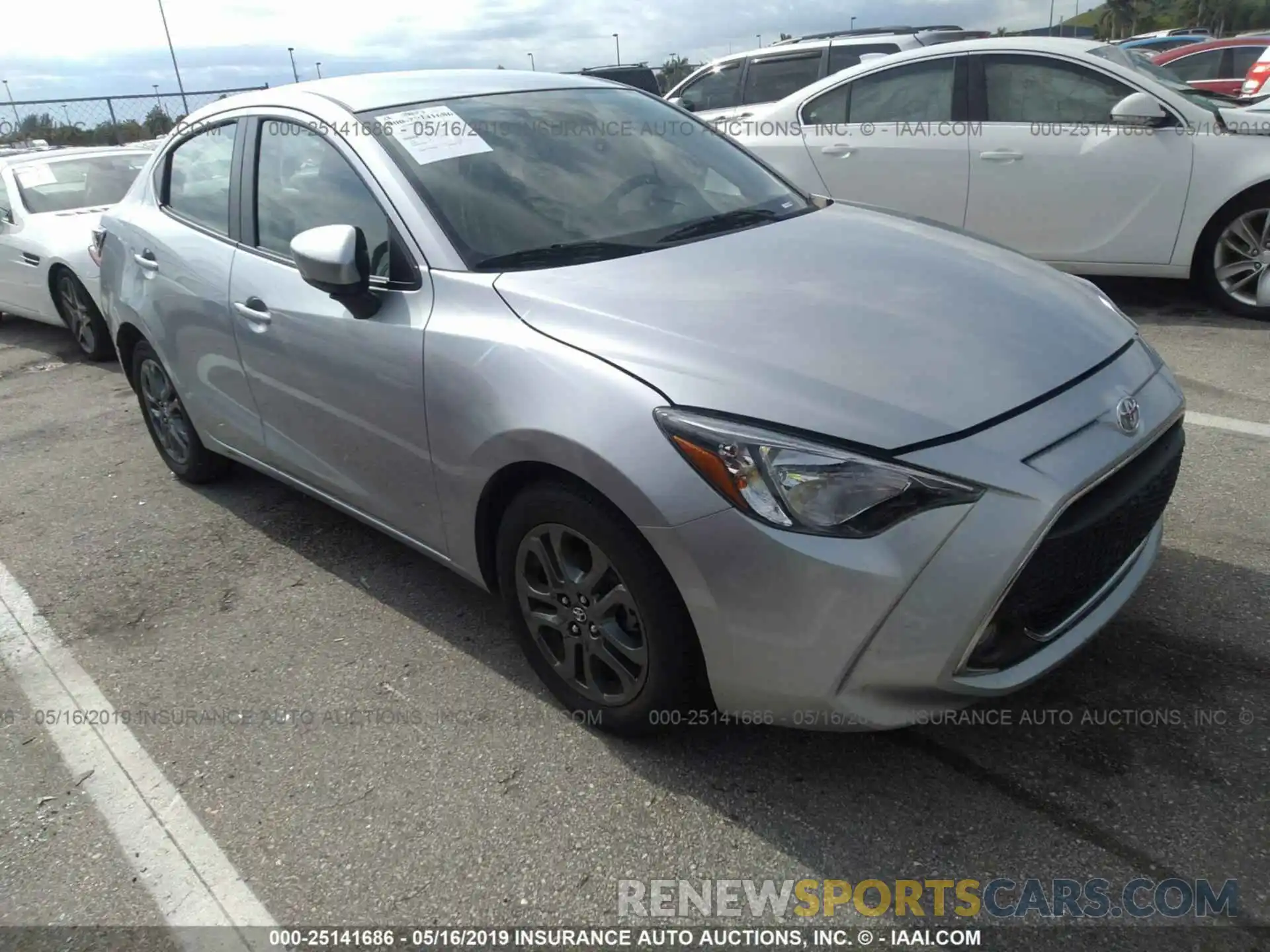 1 Photograph of a damaged car 3MYDLBYV2KY509232 TOYOTA YARIS 2019