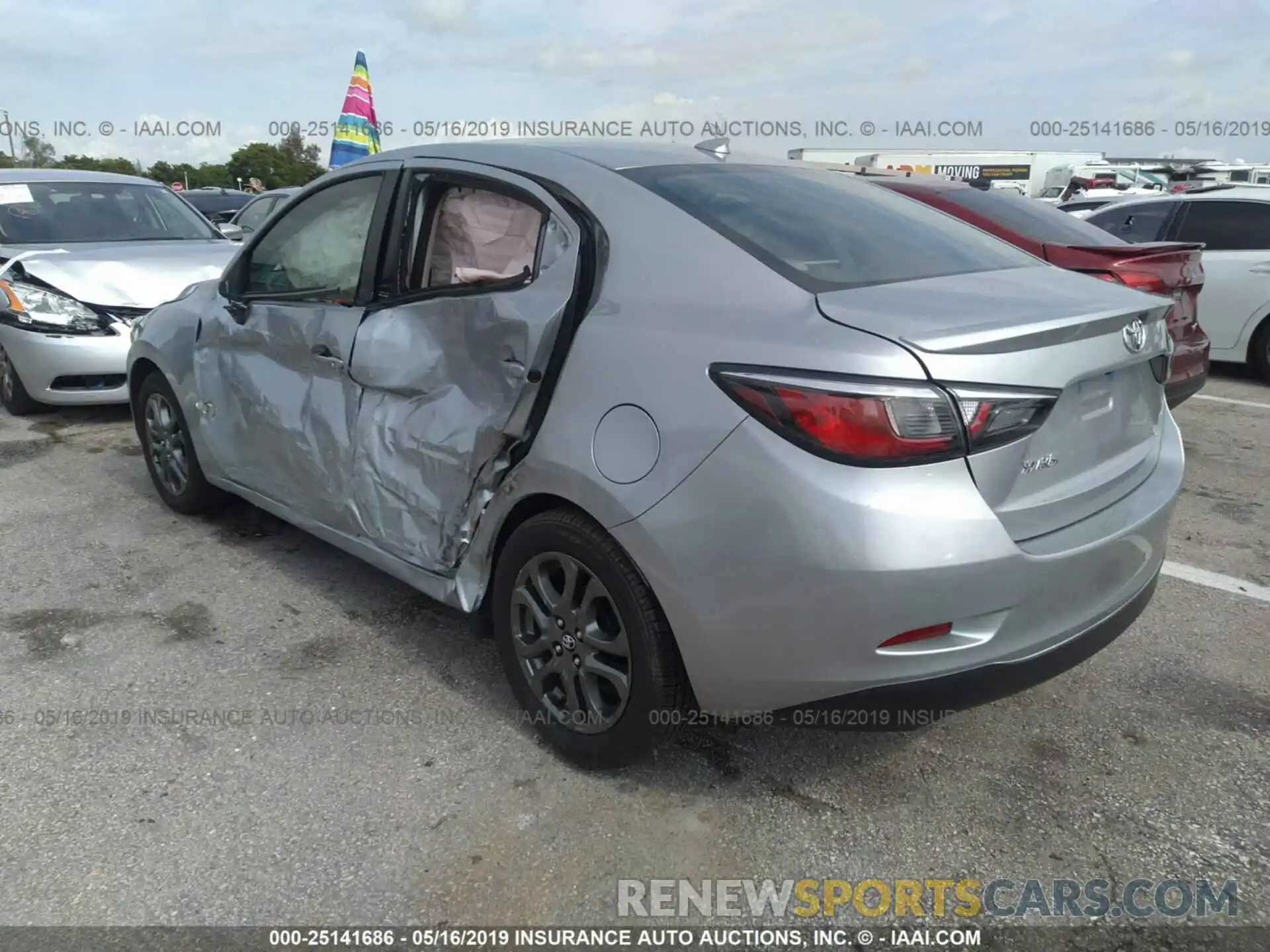 3 Photograph of a damaged car 3MYDLBYV2KY509232 TOYOTA YARIS 2019