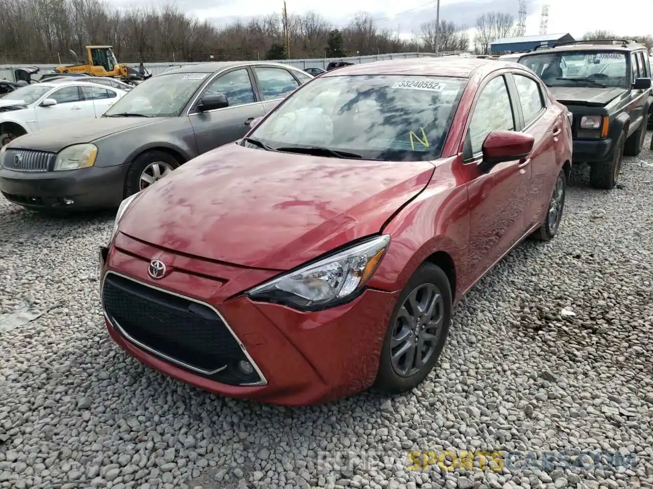 2 Photograph of a damaged car 3MYDLBYV2KY509554 TOYOTA YARIS 2019