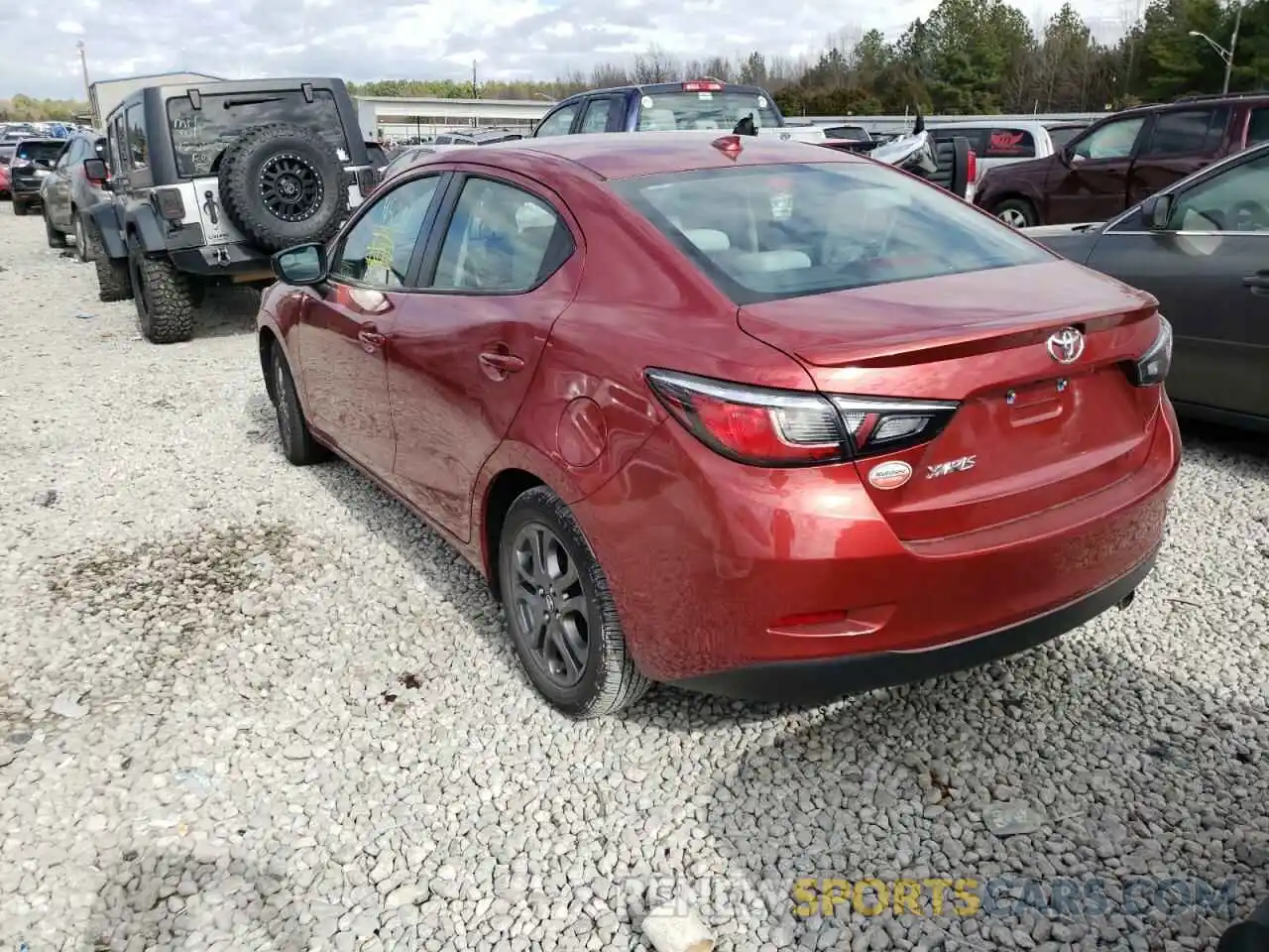 3 Photograph of a damaged car 3MYDLBYV2KY509554 TOYOTA YARIS 2019