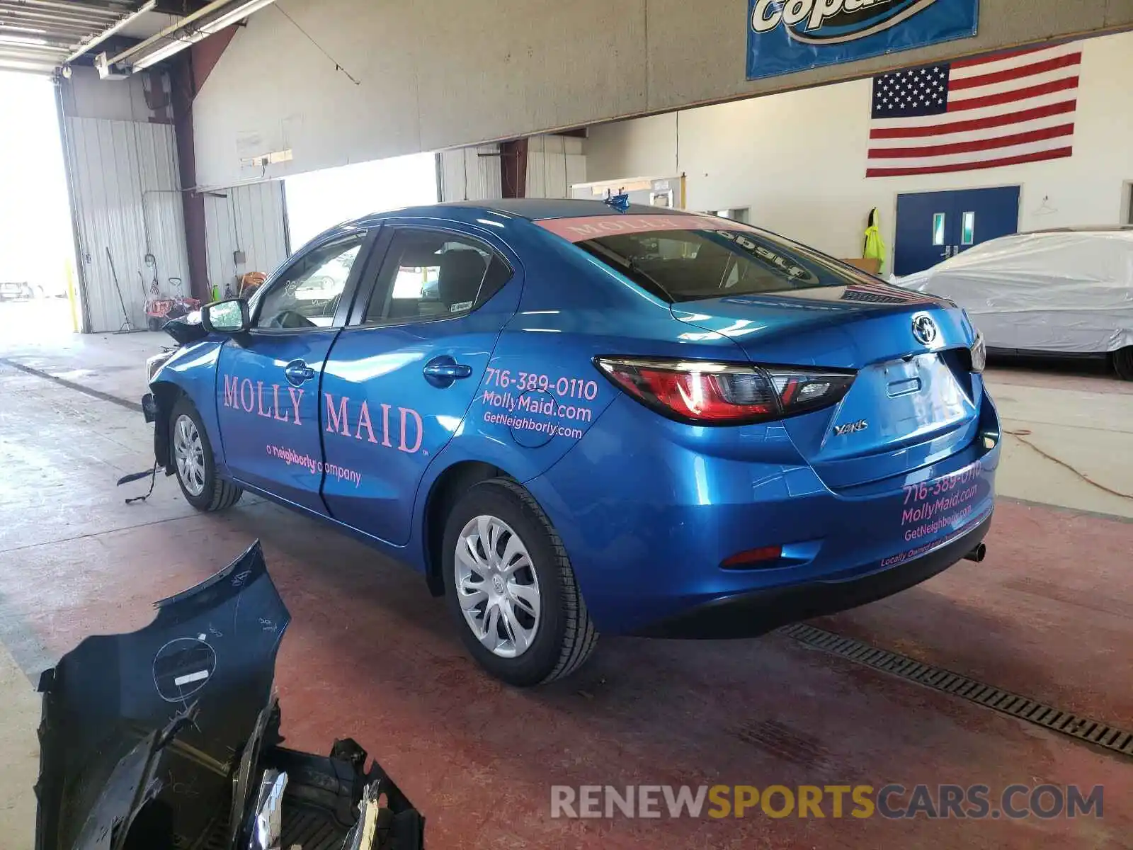 3 Photograph of a damaged car 3MYDLBYV2KY509683 TOYOTA YARIS 2019