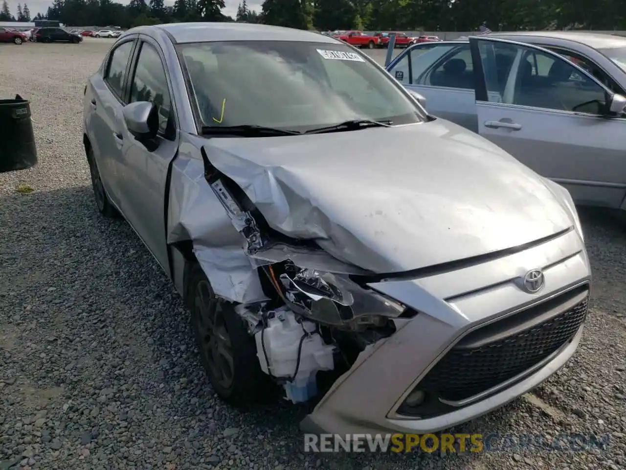 1 Photograph of a damaged car 3MYDLBYV2KY509764 TOYOTA YARIS 2019