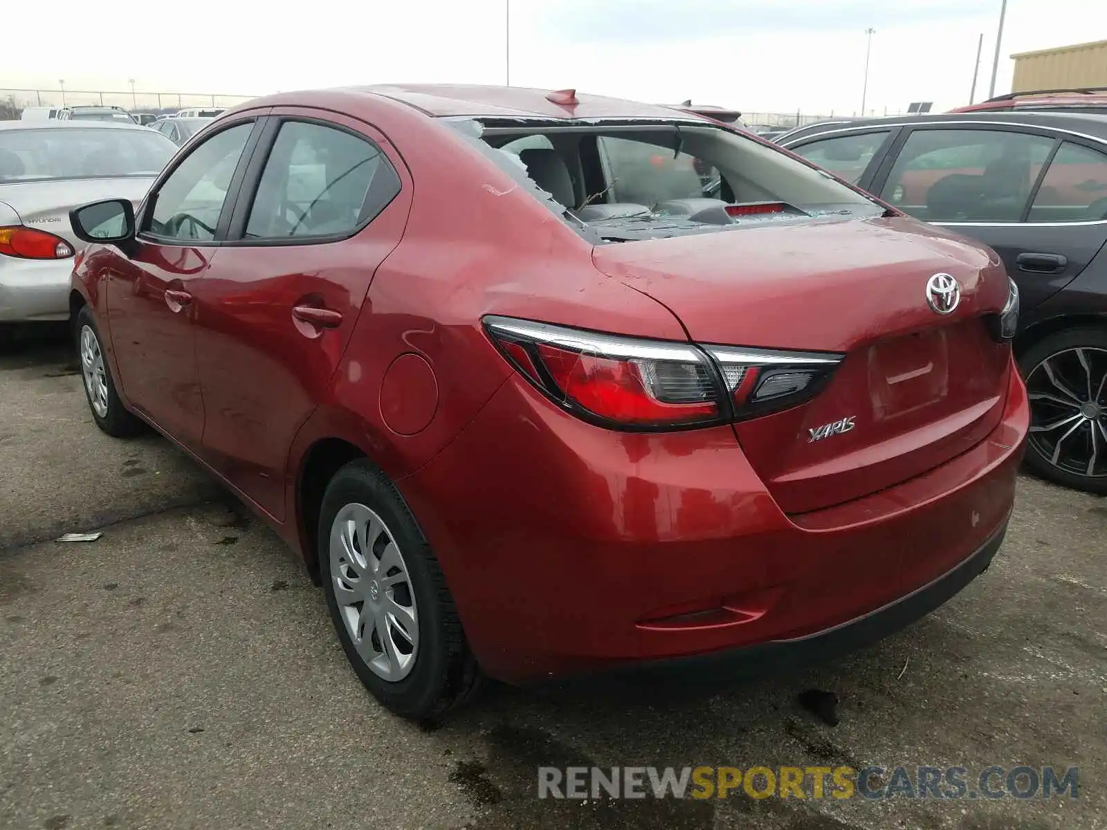 3 Photograph of a damaged car 3MYDLBYV2KY510865 TOYOTA YARIS 2019