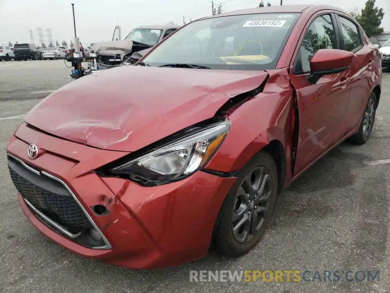 2 Photograph of a damaged car 3MYDLBYV2KY511448 TOYOTA YARIS 2019