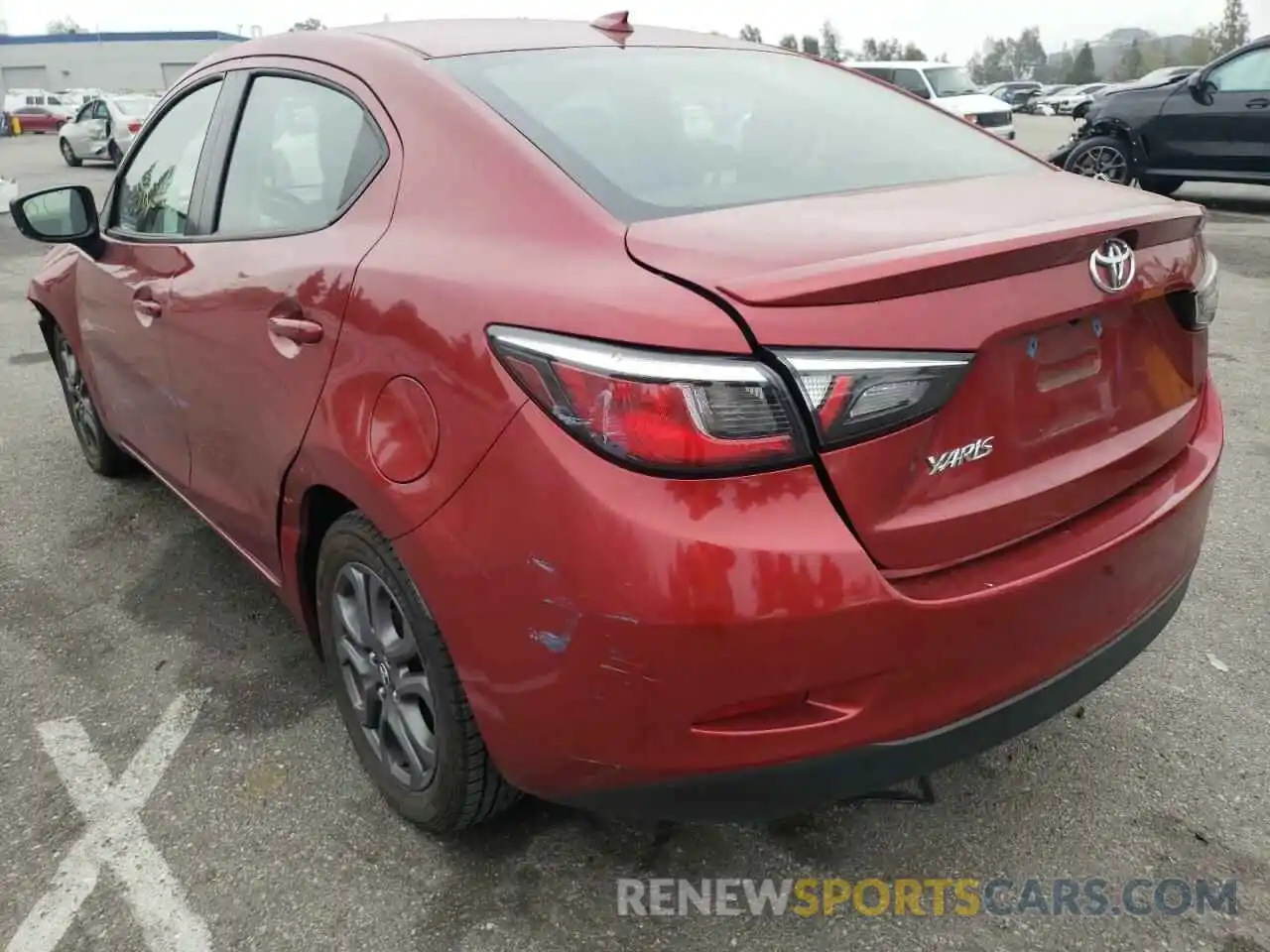 3 Photograph of a damaged car 3MYDLBYV2KY511448 TOYOTA YARIS 2019