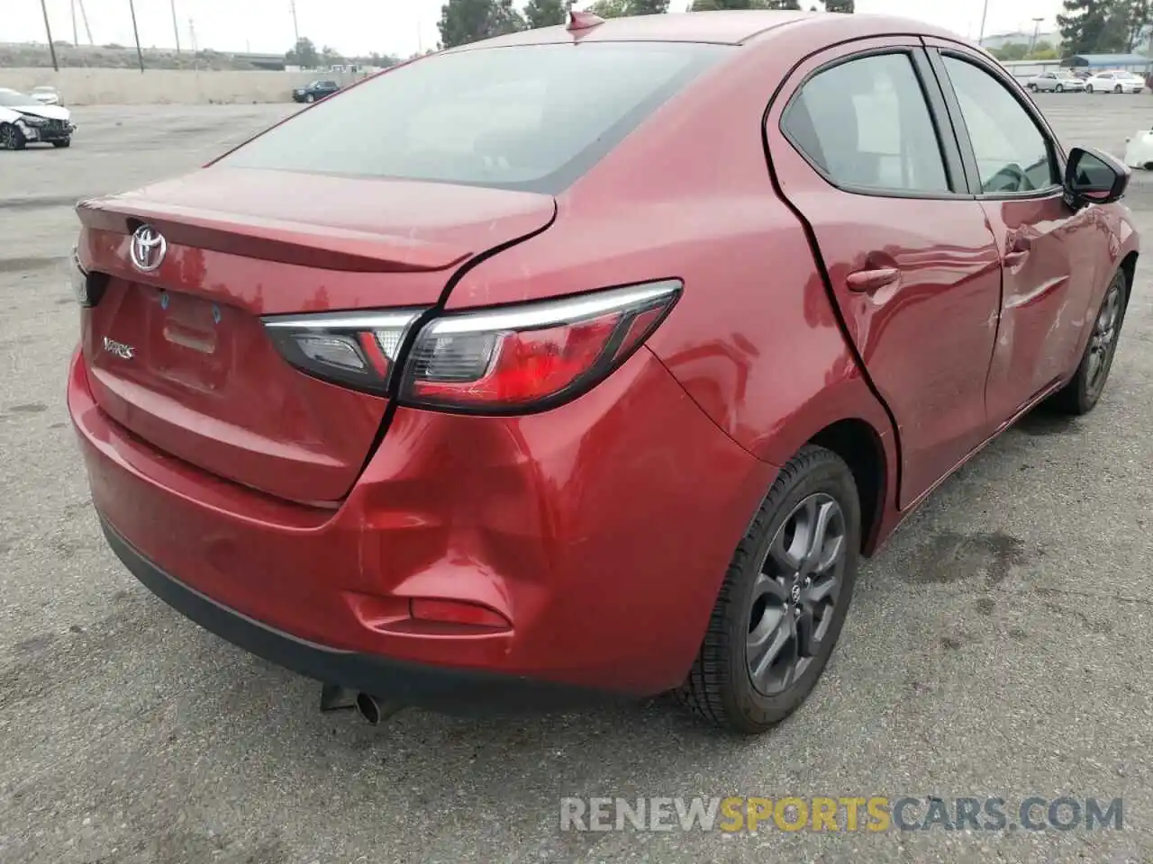 4 Photograph of a damaged car 3MYDLBYV2KY511448 TOYOTA YARIS 2019