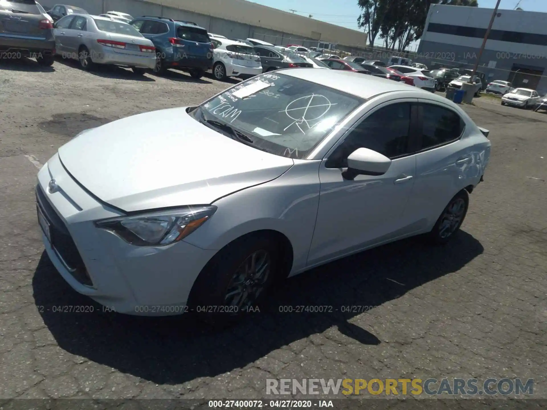 2 Photograph of a damaged car 3MYDLBYV2KY512017 TOYOTA YARIS 2019